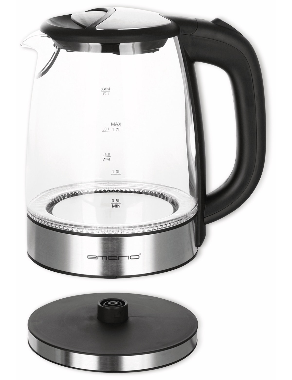 EMERIO Wasserkocher WK-119988,1,7 l, 2200 Watt EMERIO Wasserkocher WK-119988,1,7 l, 2200 Watt