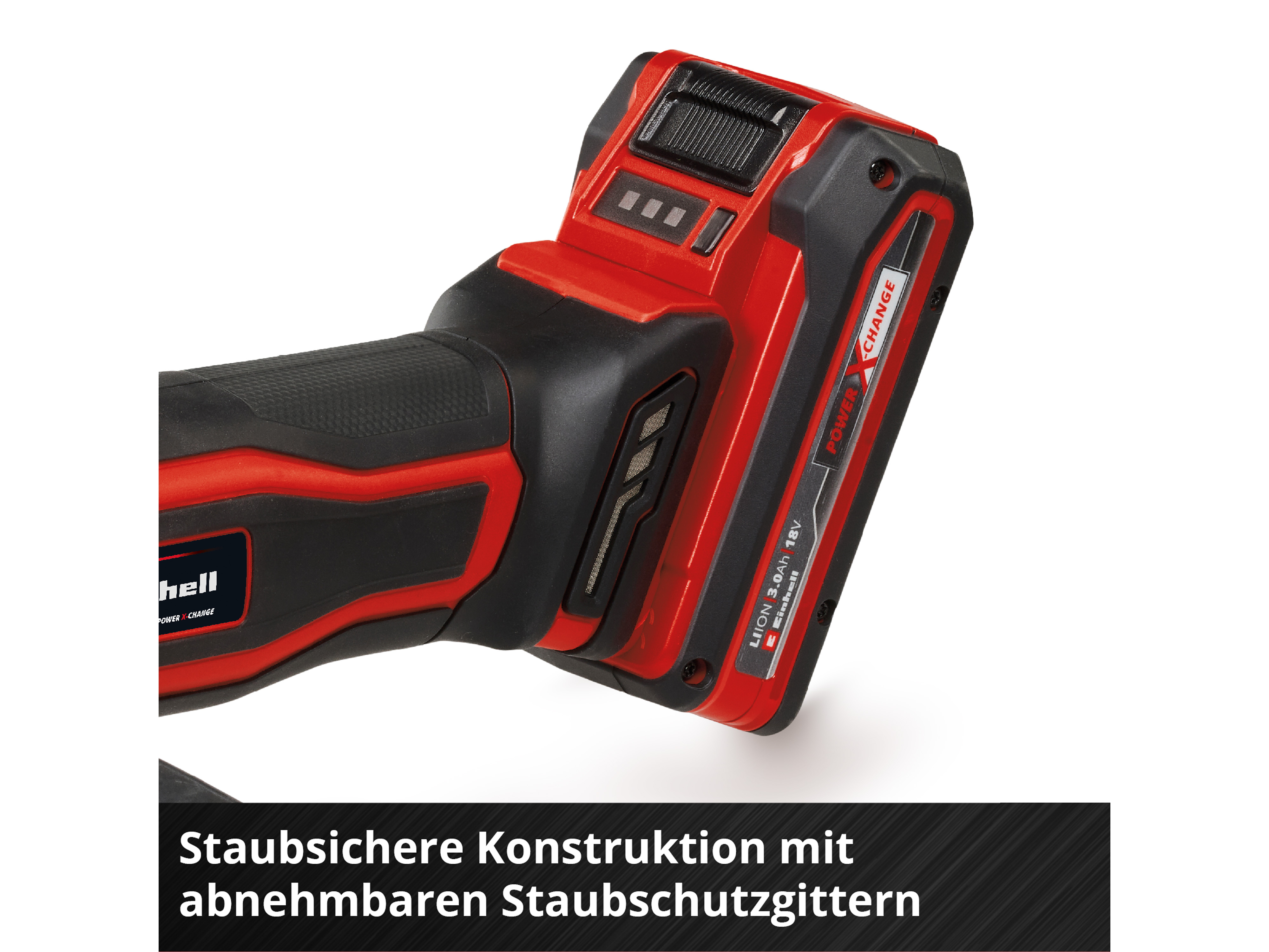 EINHELL Akku-Winkelschleifer TE-AG, 18/125-2 Li, 4431168, Solo
