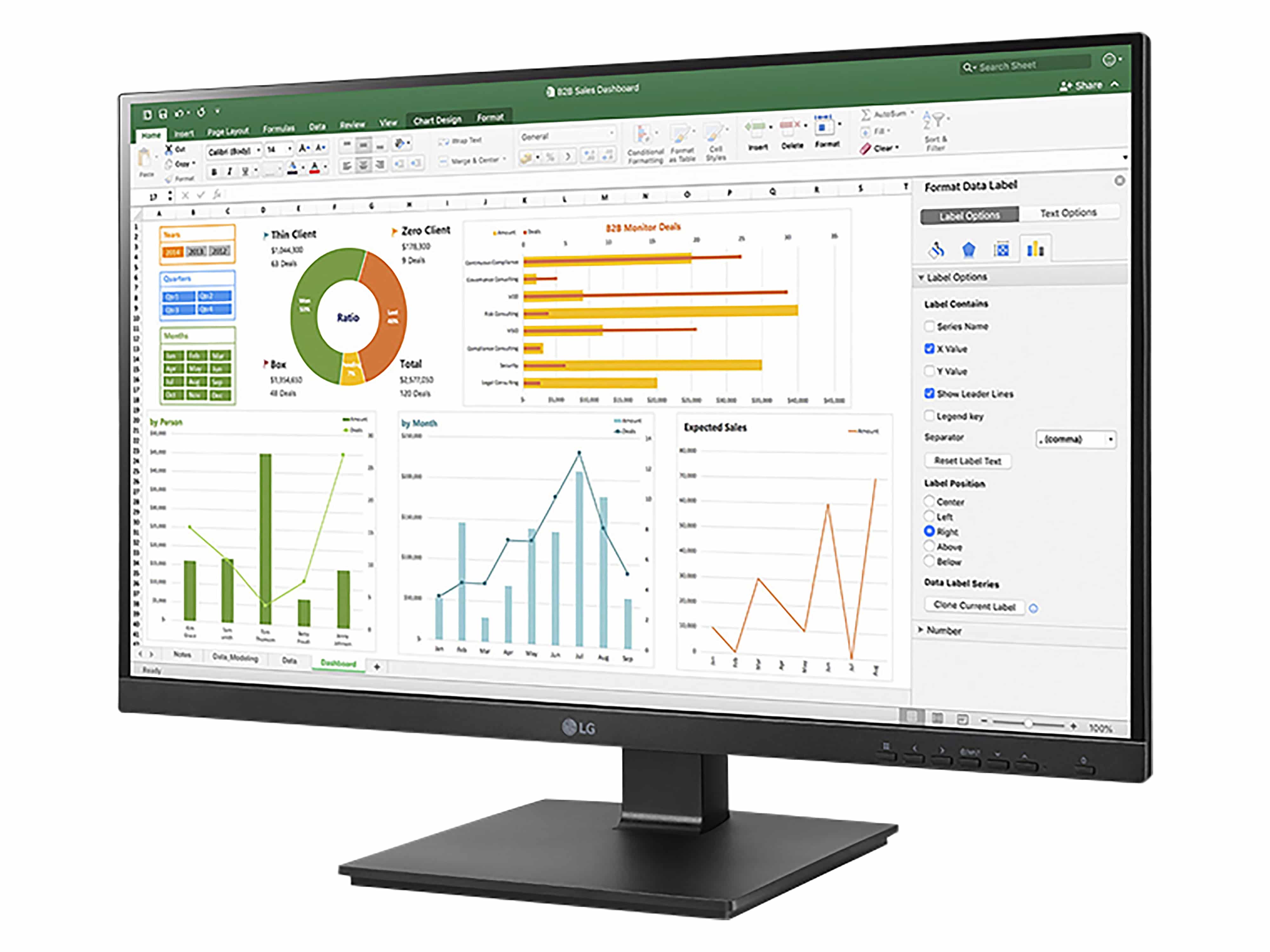 LG Monitor 27BN65Q-B, 68,58 cm (27"), QHD, refurbished