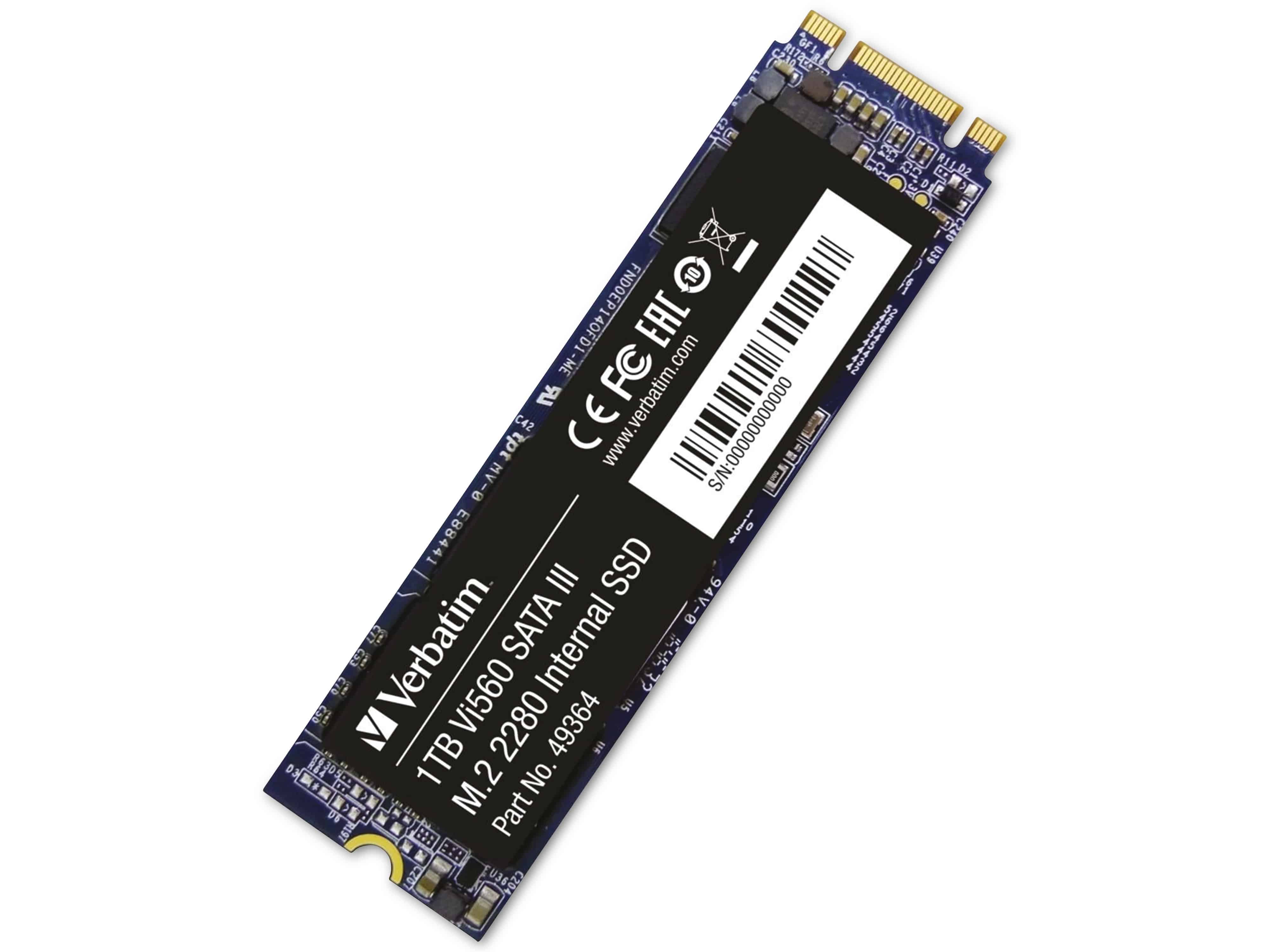 VERBATIM M.2 SSD Vi560, 1 TB VERBATIM M.2 SSD Vi560, 1 TB