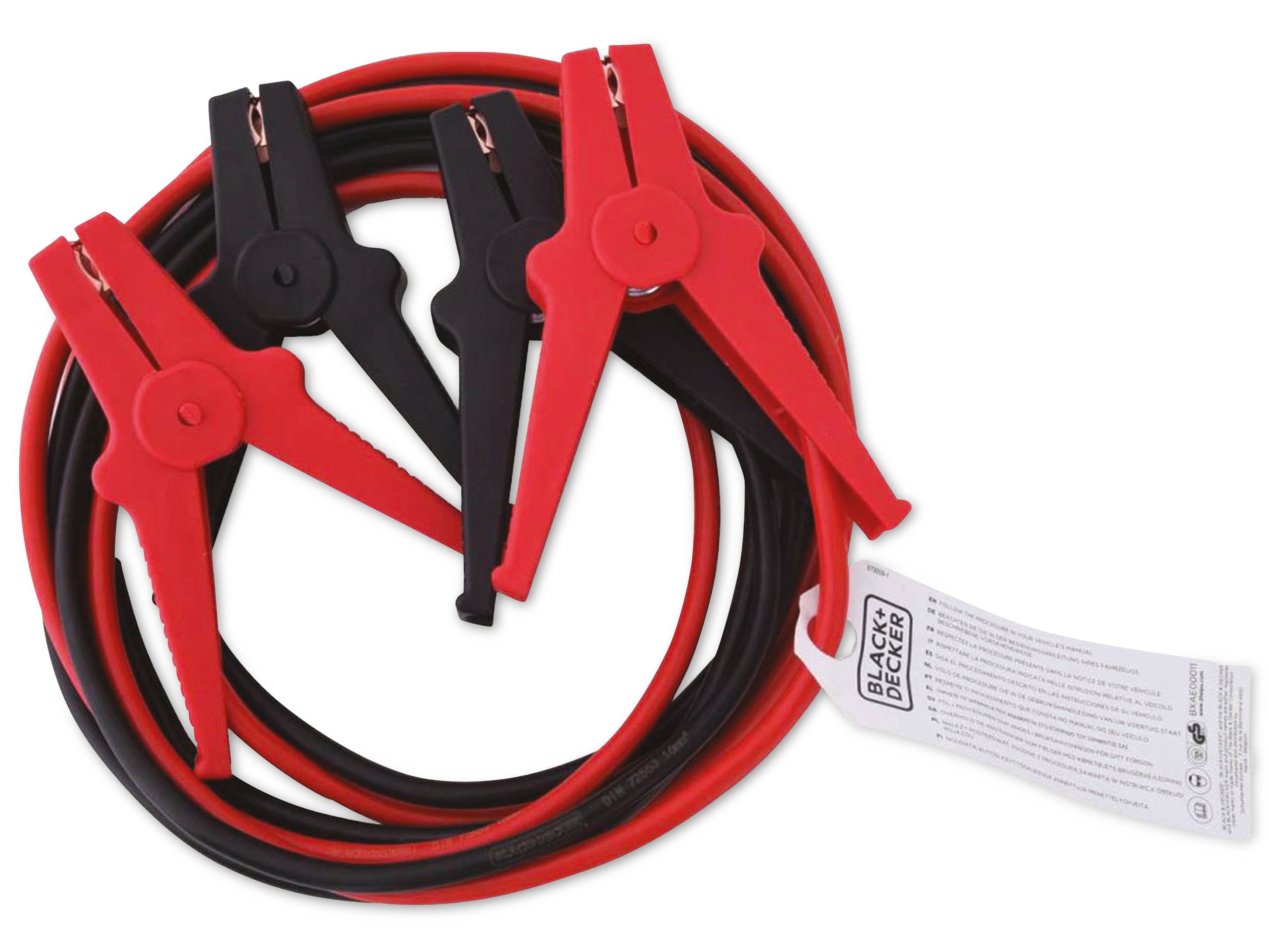BLACK & DECKER Starthilfekabel, 3 m, 16mm²