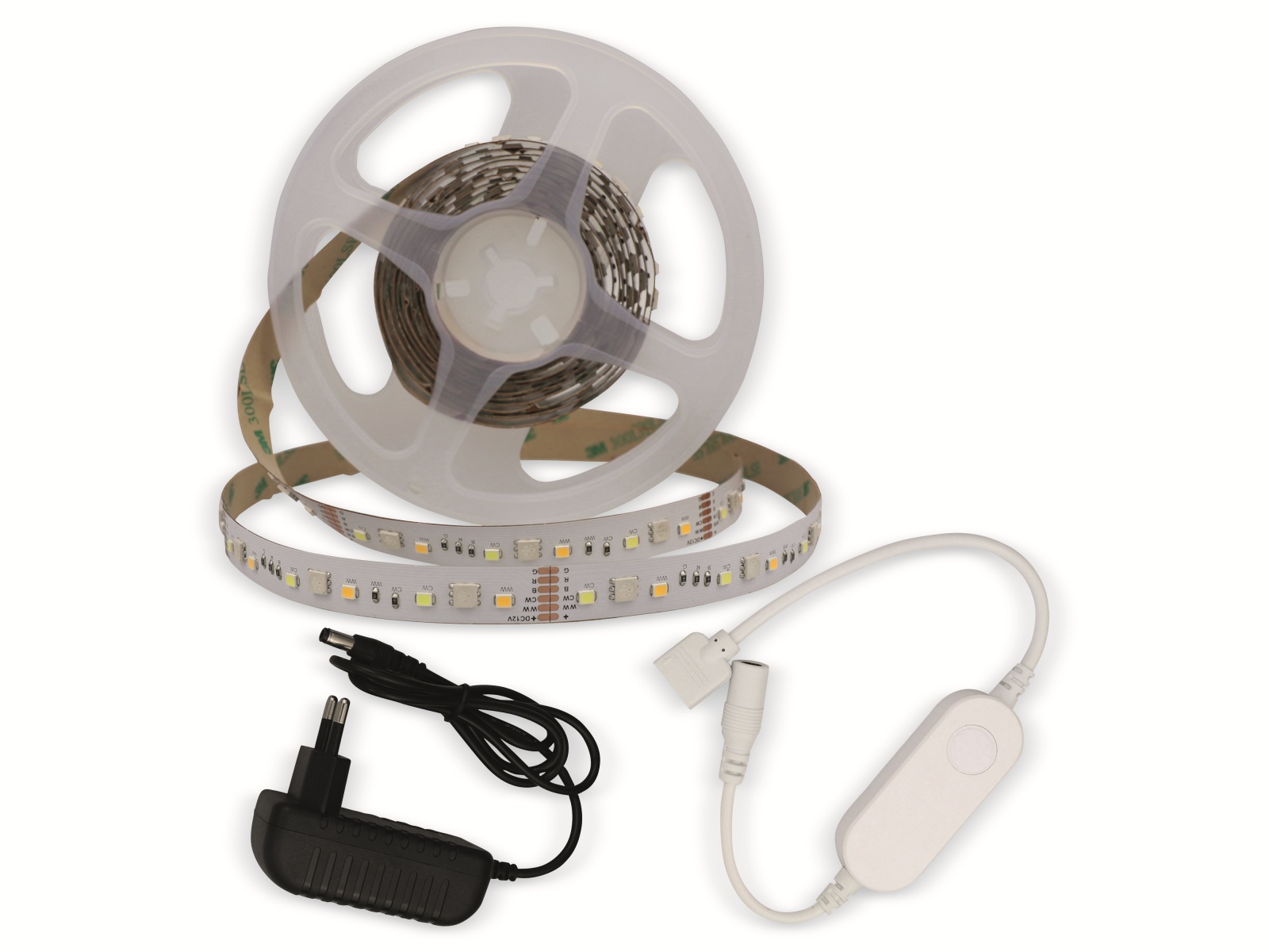 OPTONICA LED-Strip, RGB, WW 4325 EEK: G, 12 V, 12 W, 480 lm, Netzteil, WiFi, 2 m OPTONICA LED-Strip, RGB, WW 4325 EEK: G, 12 V, 12 W, 480 lm, Netzteil, WiFi, 2 m