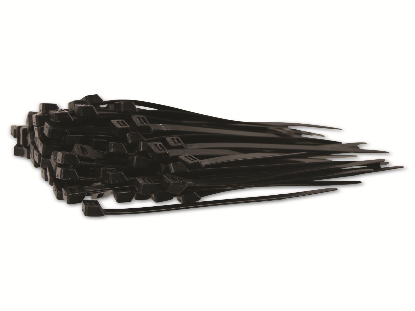 KSS Kabelbinder-Sortiment Polyamid 6.6, schwarz, 150x7,6, UV-beständig, 100 Stück KSS Kabelbinder-Sortiment Polyamid 6.6, schwarz, 150x7,6, UV-beständig, 100 Stück