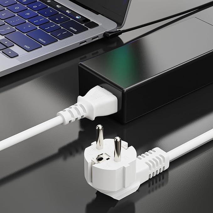 SONERO Netzkabel Schutzkontaktstecker, X-SKW-C13G-030W, 90°, weiß, 3m SONERO Netzkabel Schutzkontaktstecker, X-SKW-C13G-030W, 90°, weiß, 3m
