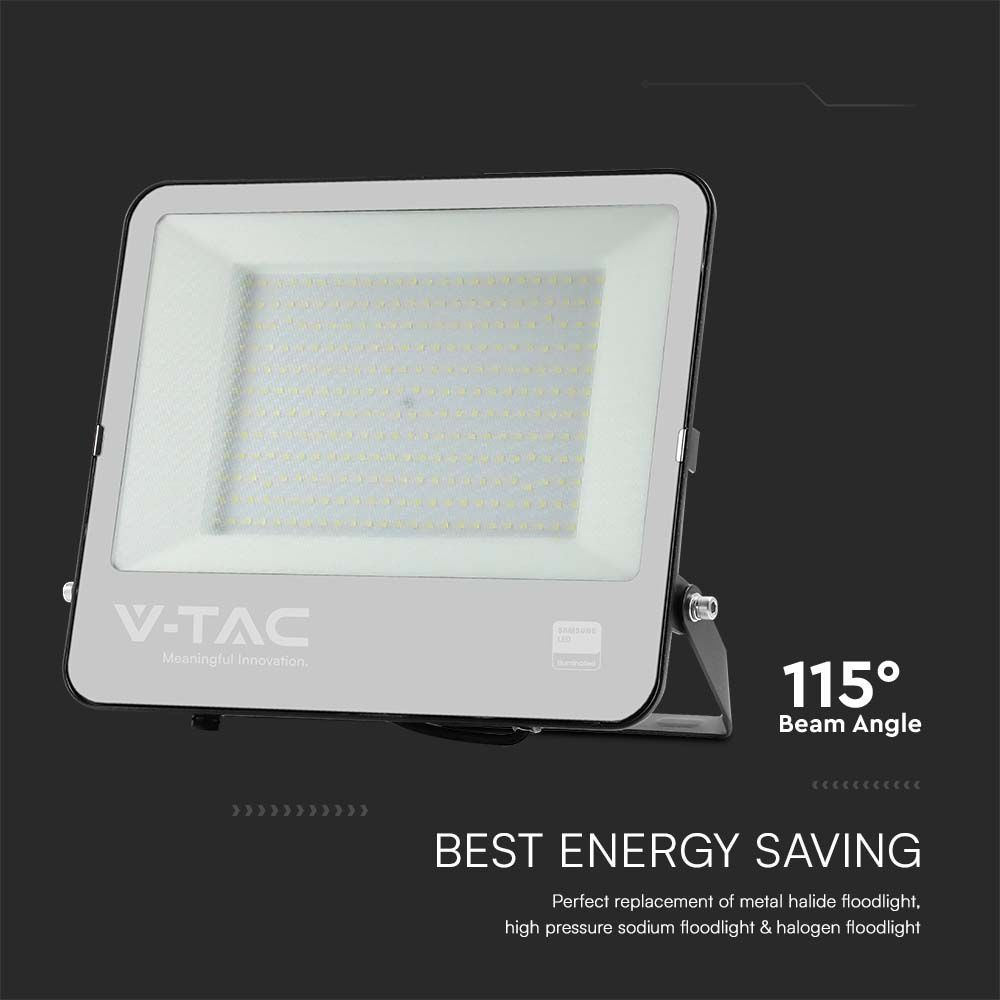 V-TAC LED-Fluter, VT-44201, EEK: D, 200 W, 22960 lm, 4000 K, IP65 V-TAC LED-Fluter, VT-44201, EEK: D, 200 W, 27000 lm, 4000 K, IP65