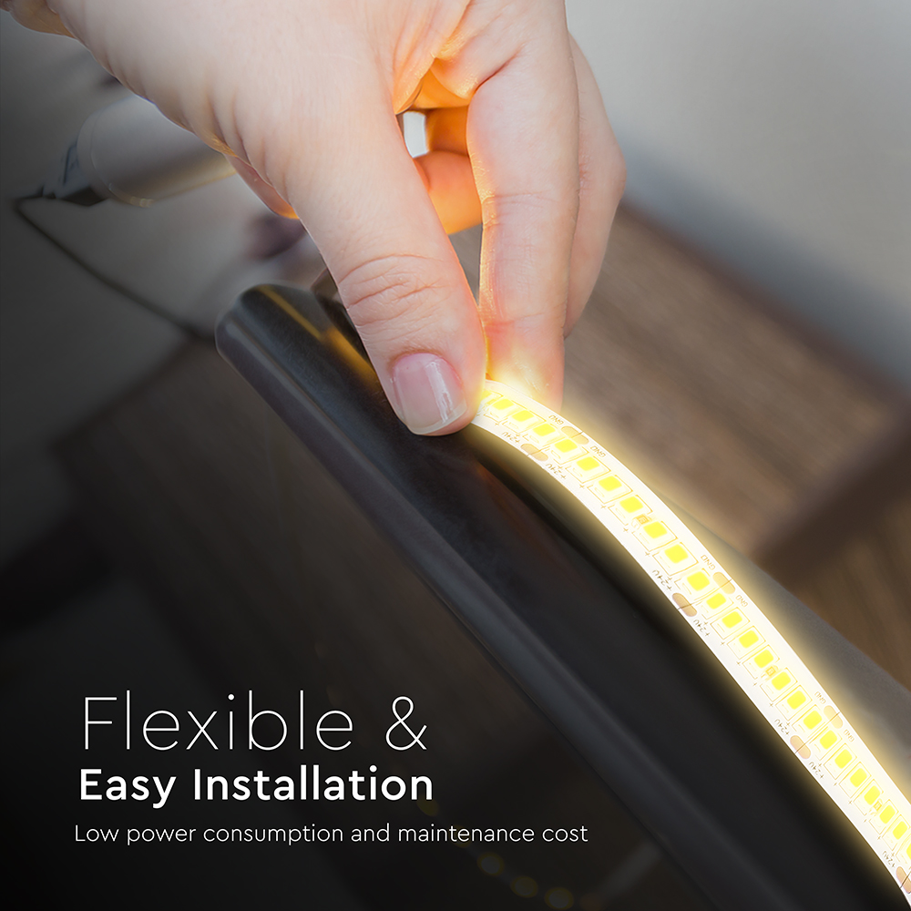 V-TAC LED-Stripe VT-2125996, 180W, EEK: F, 19500lm, 3000K, 120°, 24V, 10m V-TAC LED-Stripe VT-2125996, 180W, EEK: F, 19500lm, 3000K, 120°, 24V, 10m