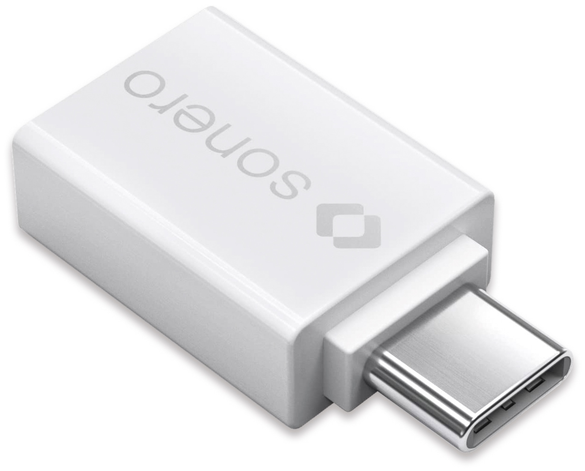 SONERO USB-Adapter Premium X-UA102, USB-C Stecker auf USB-A Buchse, weiß
