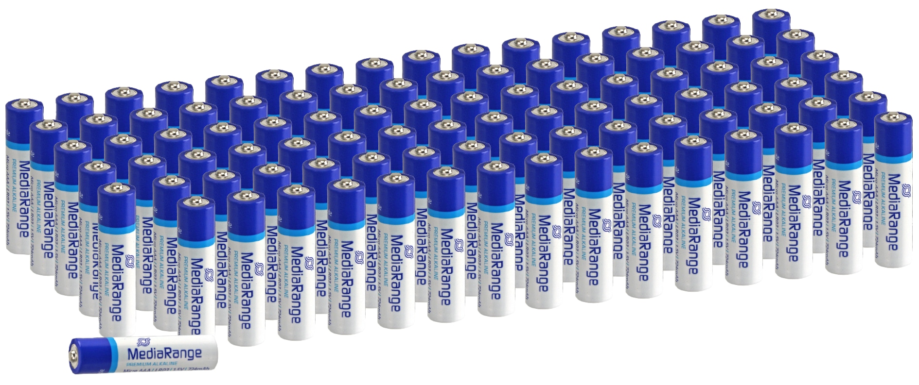 MEDIARANGE Alkaline Batterien MRBAT103, Micro AAA, 96er Pack MEDIARANGE Alkaline Batterien MRBAT103, Micro AAA, 96er Pack