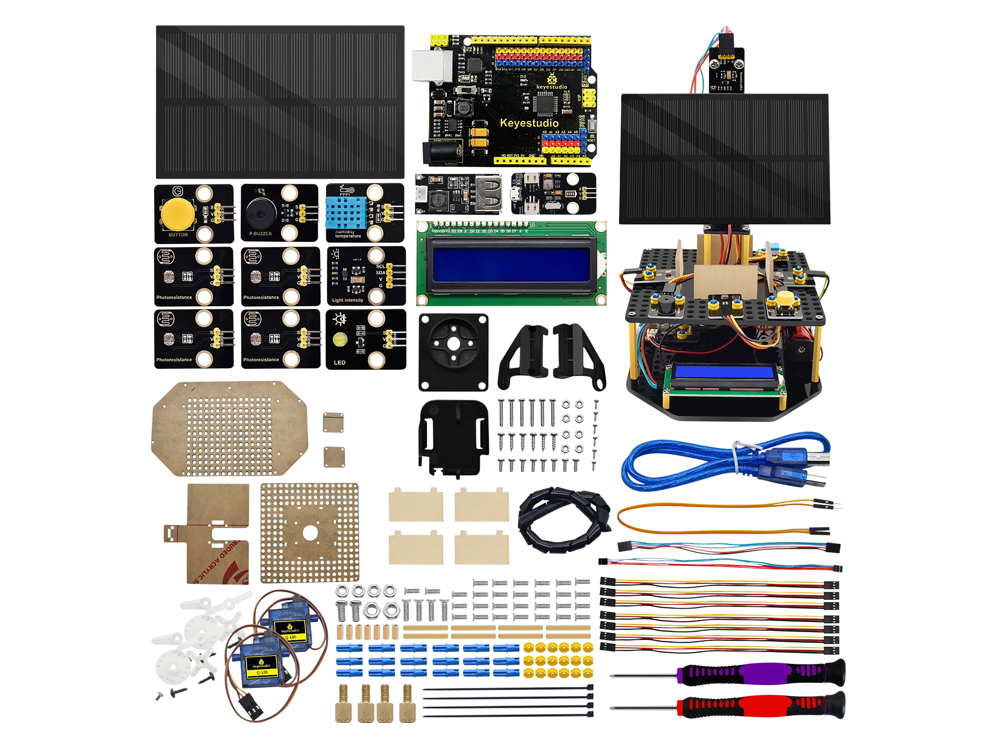 KUBII DIY-Solarset für elektrisches Aufladen