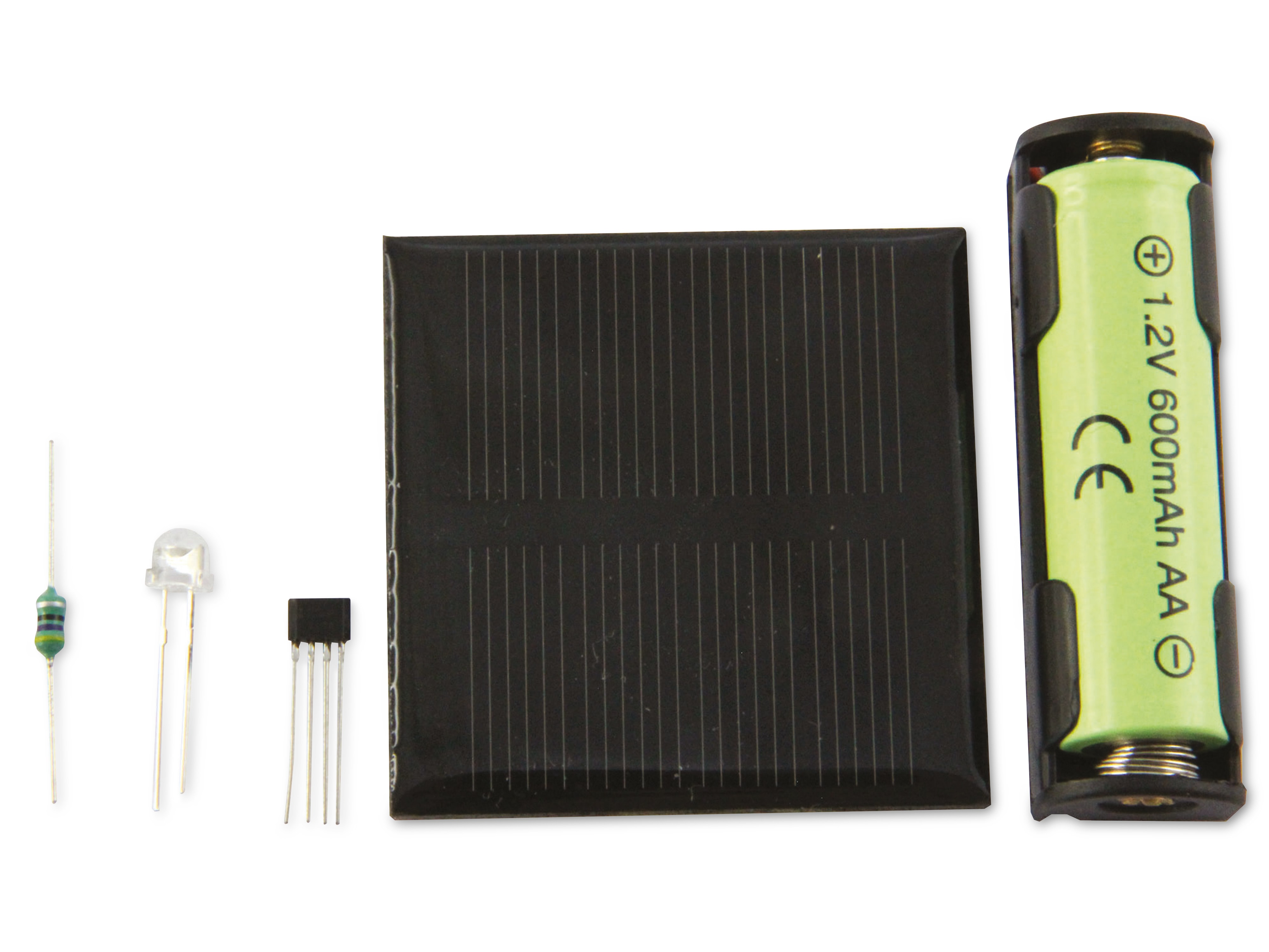 SOL-EXPERT Lötbausatz Solar-Nachtlicht / Solar-Gartenleuchte