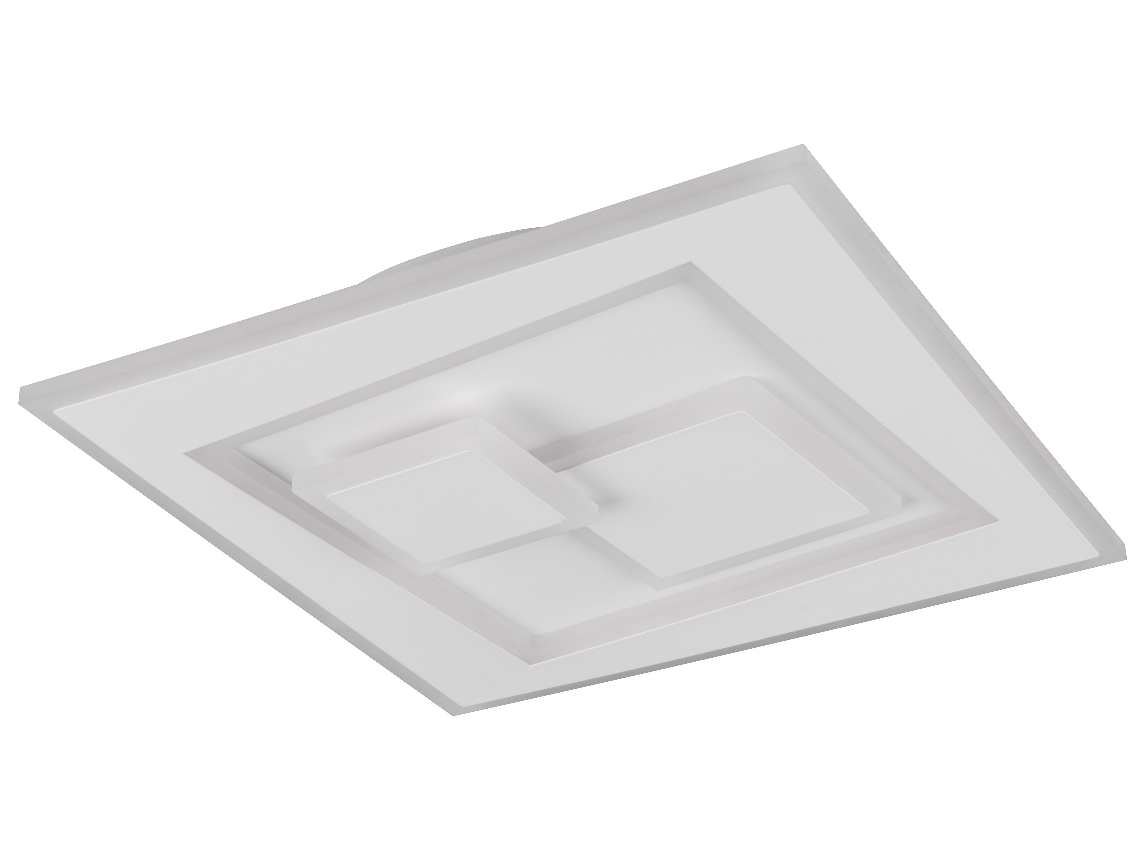 REALITY LED-Deckenleuchte Deglas, 34W, 2700... 6500K, 3900lm, Fernbedienung, CCT, IP20, weiß