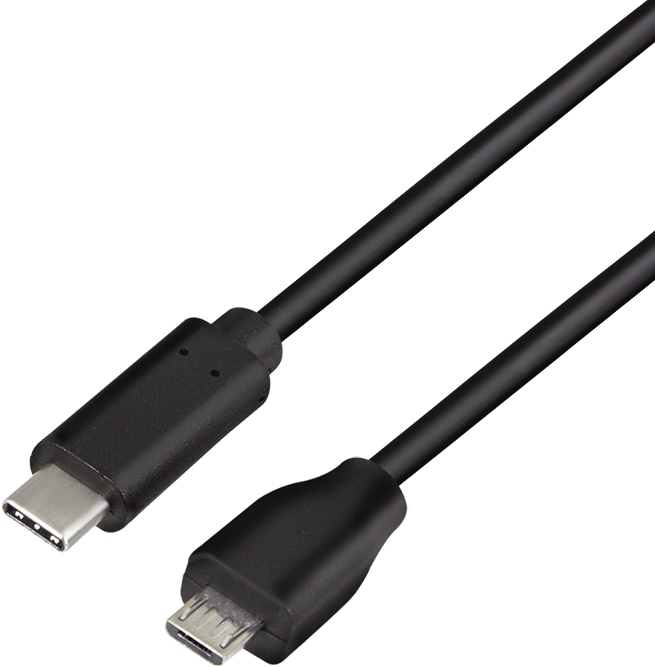 LOGILINK USB2.0 Type-C Kabel CU0197, schwarz, 1,0 m