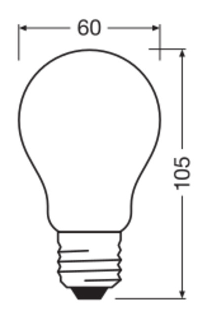 OSRAM LED-Lampe, E27, 7,2W, 4000K, EEK: A, 1521lm, neutralweiß, IP20, 3 Stück