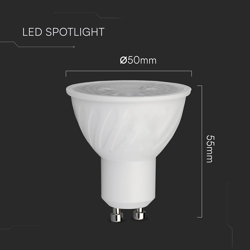 V-TAC LED-Lampe V-TAC VT-211956, 6W, EEK: F, 445lm, 3000 K, PAR16, GU10, 38°, dimmbar V-TAC LED-Lampe V-TAC VT-211956, 6W, EEK: F, 445lm, 3000 K, PAR16, GU10, 38°, dimmbar
