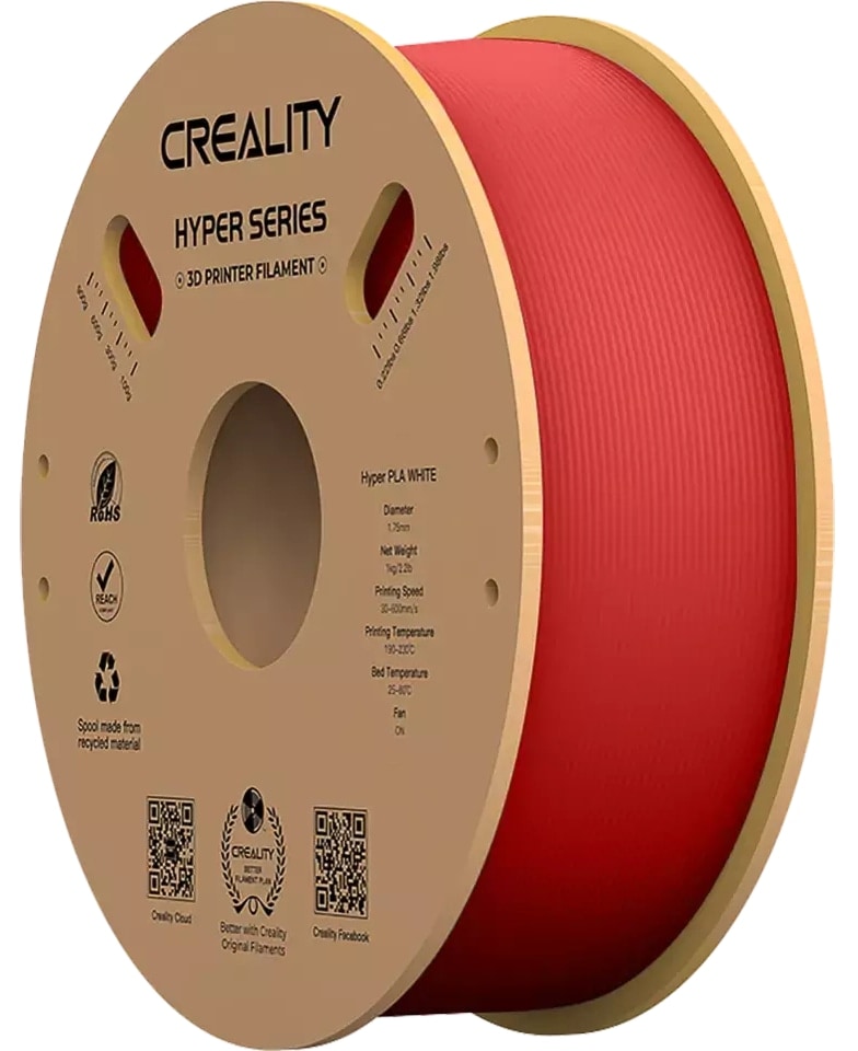 CREALITY 3D Filament PLA, 1 kg, rot, 1,75 mm