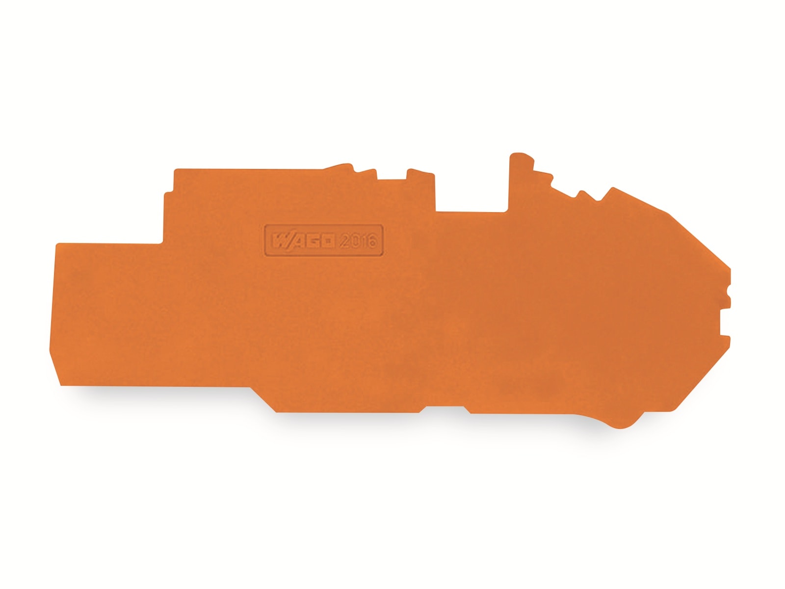 WAGO Abschluss- und Zwischenplatte, 2016-7792, orange