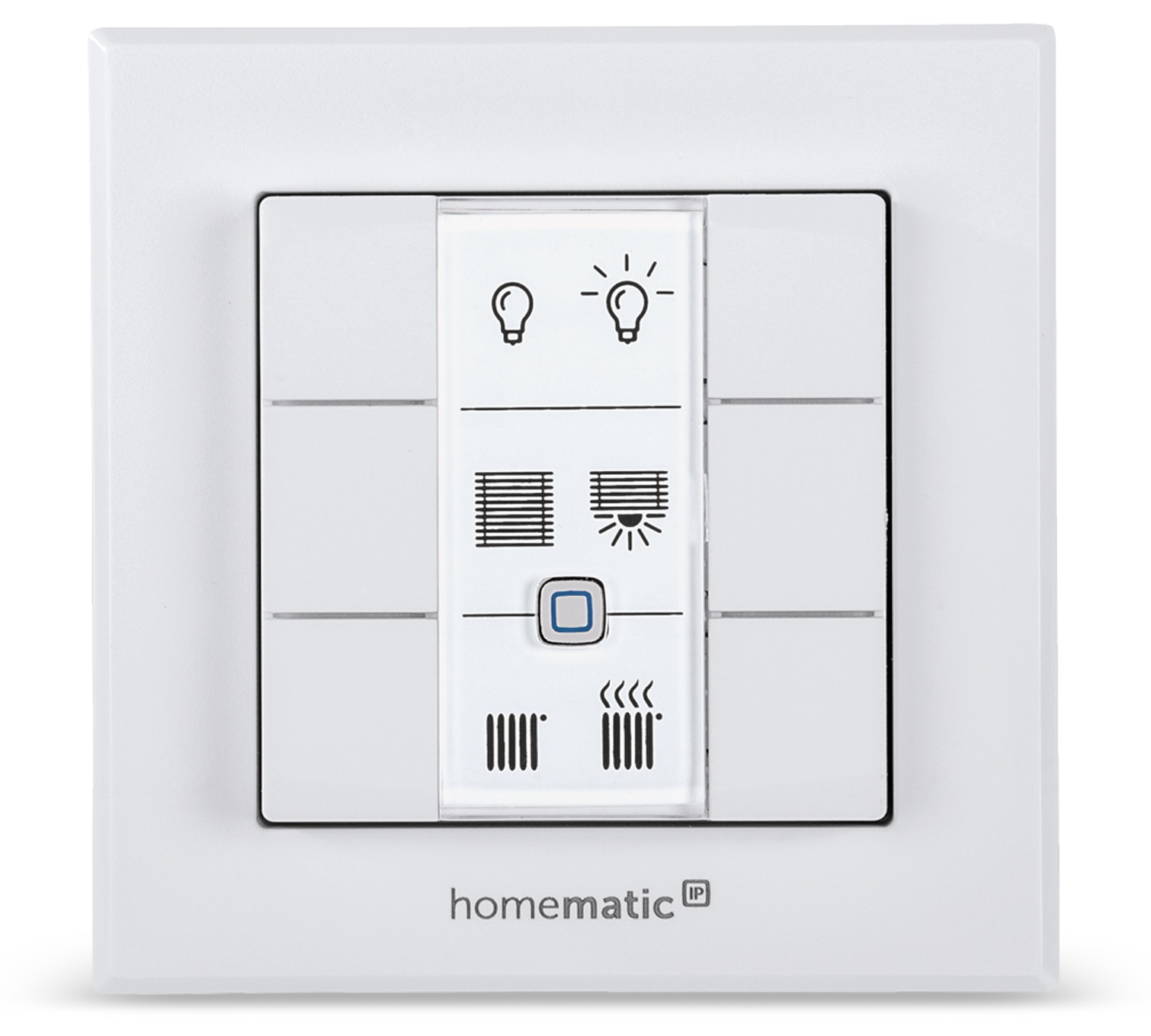 HOMEMATIC IP Smart Home 142308A0 Wandtaster 6-fach