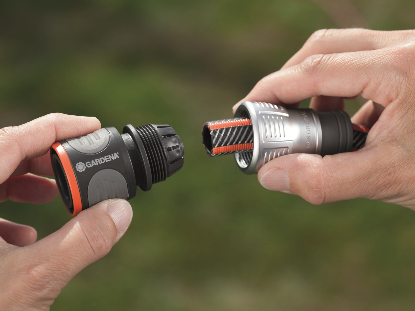 GARDENA Schlauchverbinder 18255-20 Premium, 13 mm (1/2") und 15 mm (5/8")