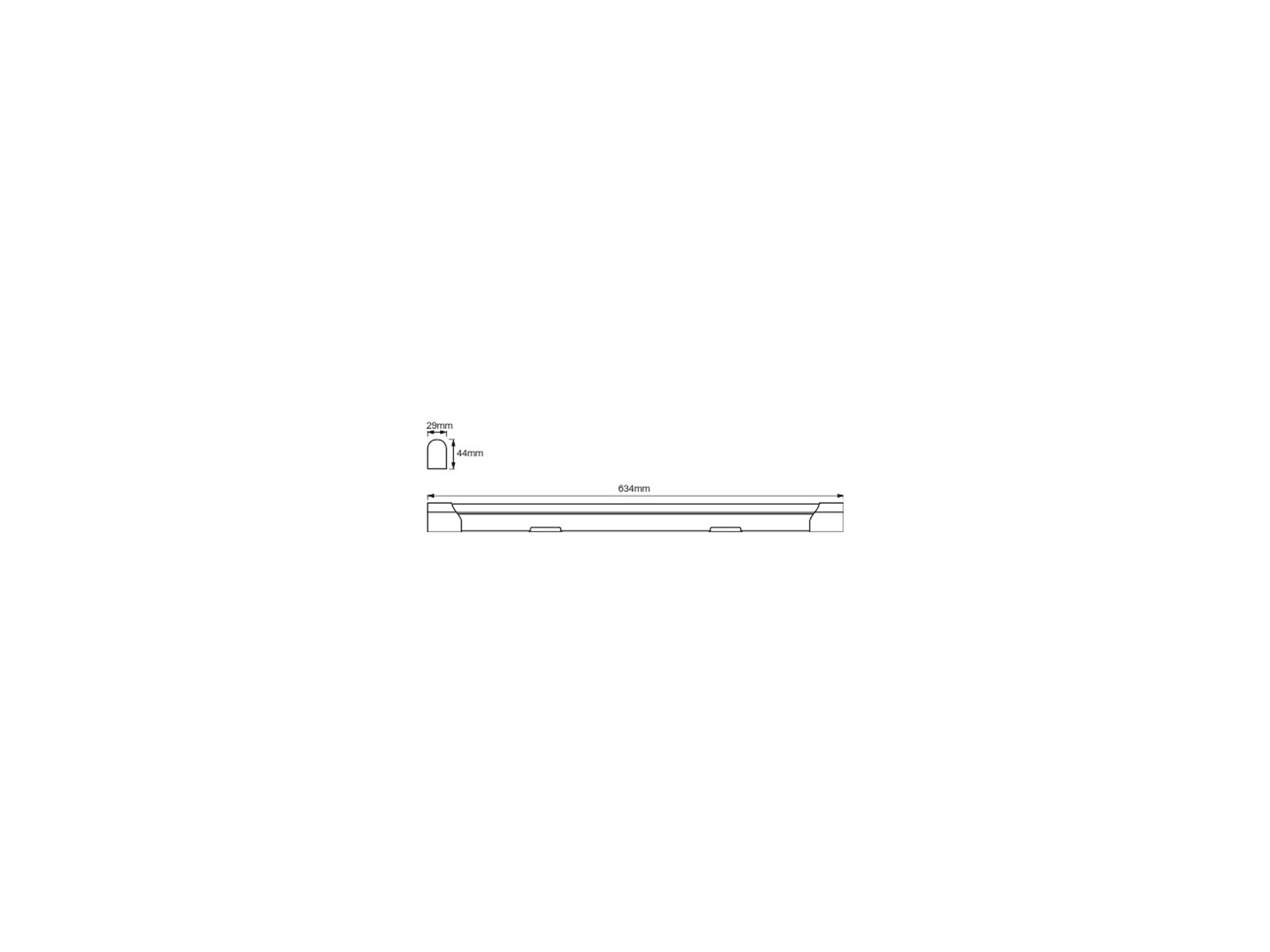 OSRAM LED-Lichtleiste, 10 W, 1000 lm, 4000 K, IP20, neutralweiß, 0,60m