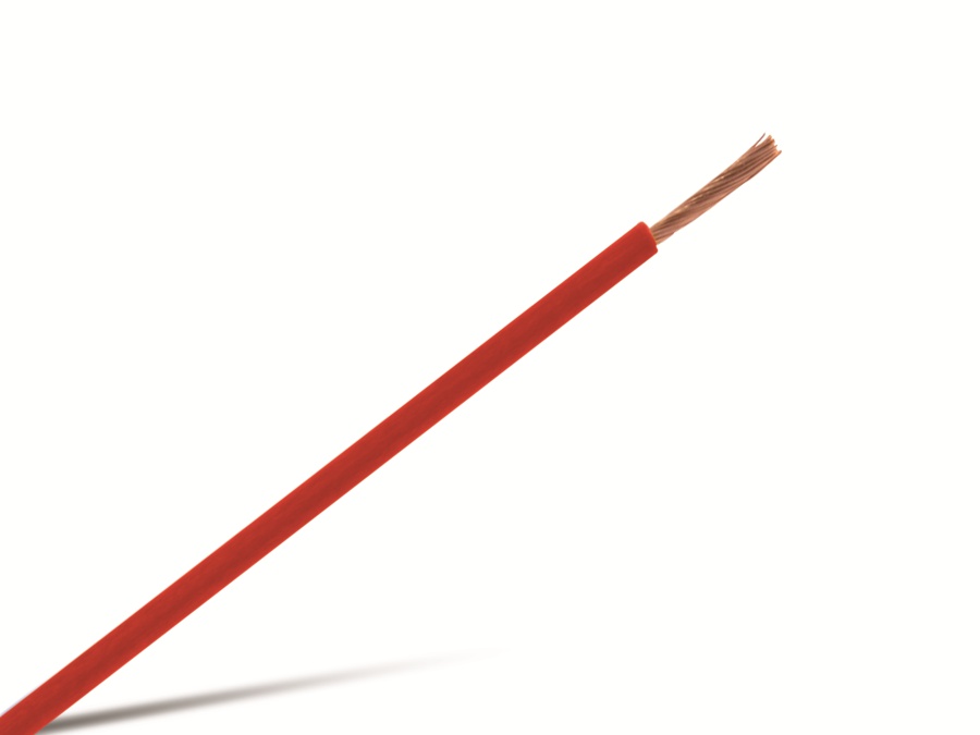 RAUTRONIC Litze H07V-K 2,5 mm², 10 m, rot