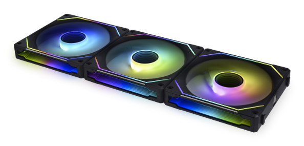 LIAN LI Lüfter Uni Fan SL Infinity Reverse 120mm schwarz 3er Pack LIAN LI Lüfter Uni Fan SL Infinity Reverse 120mm schwarz 3er Pack