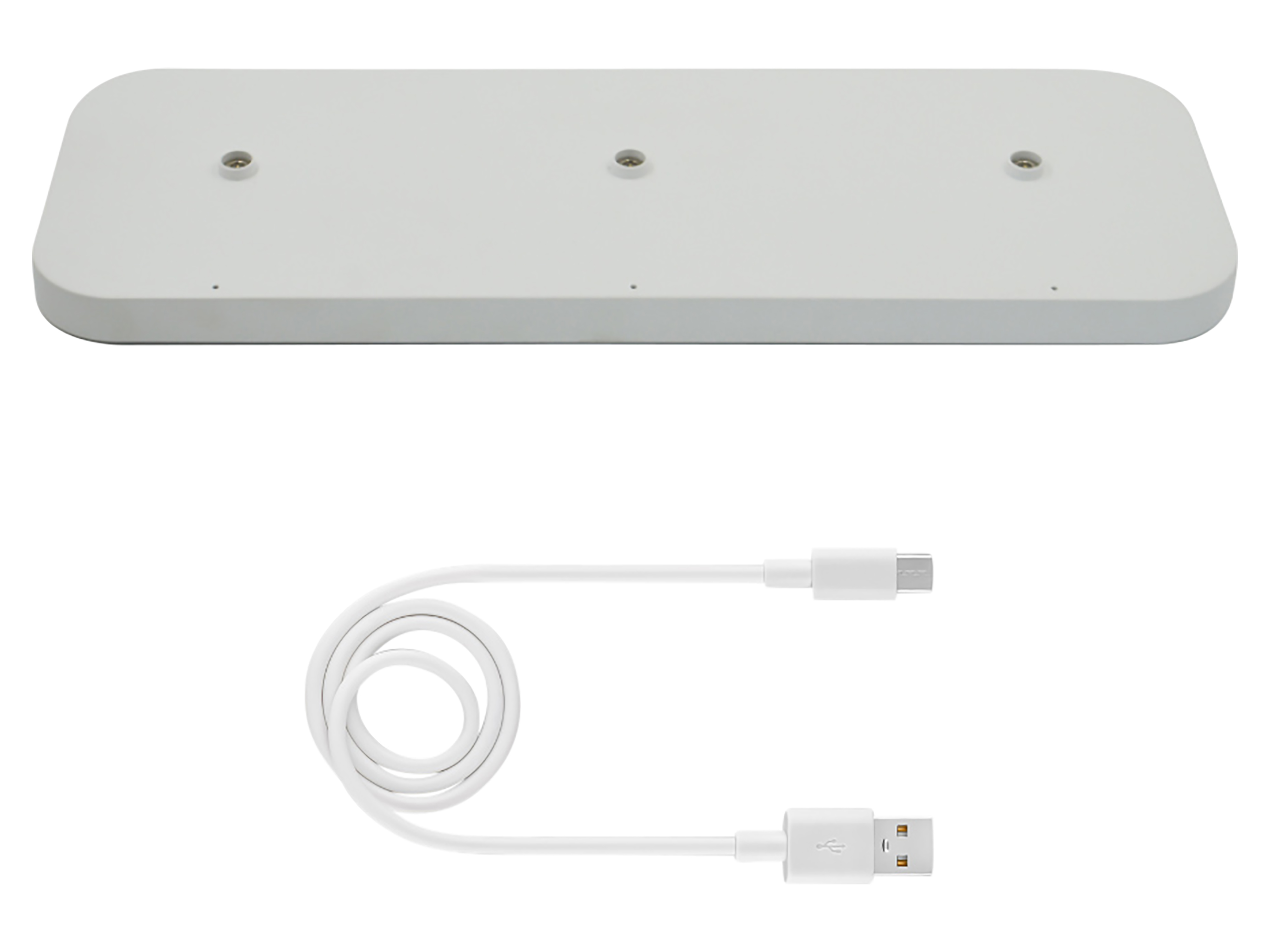 ENOVALITE 3er Ladestation ELED900400, für Akku-Tischleuchten, weiß