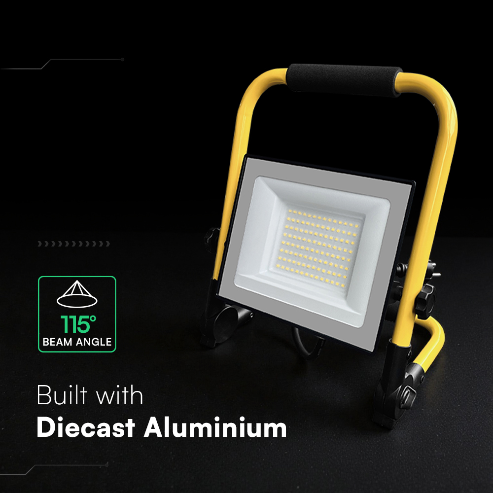 V-TAC LED-Arbeitsleuchte VT-242196, EEK: F, 50W, 5000lm, 6500k, 115°