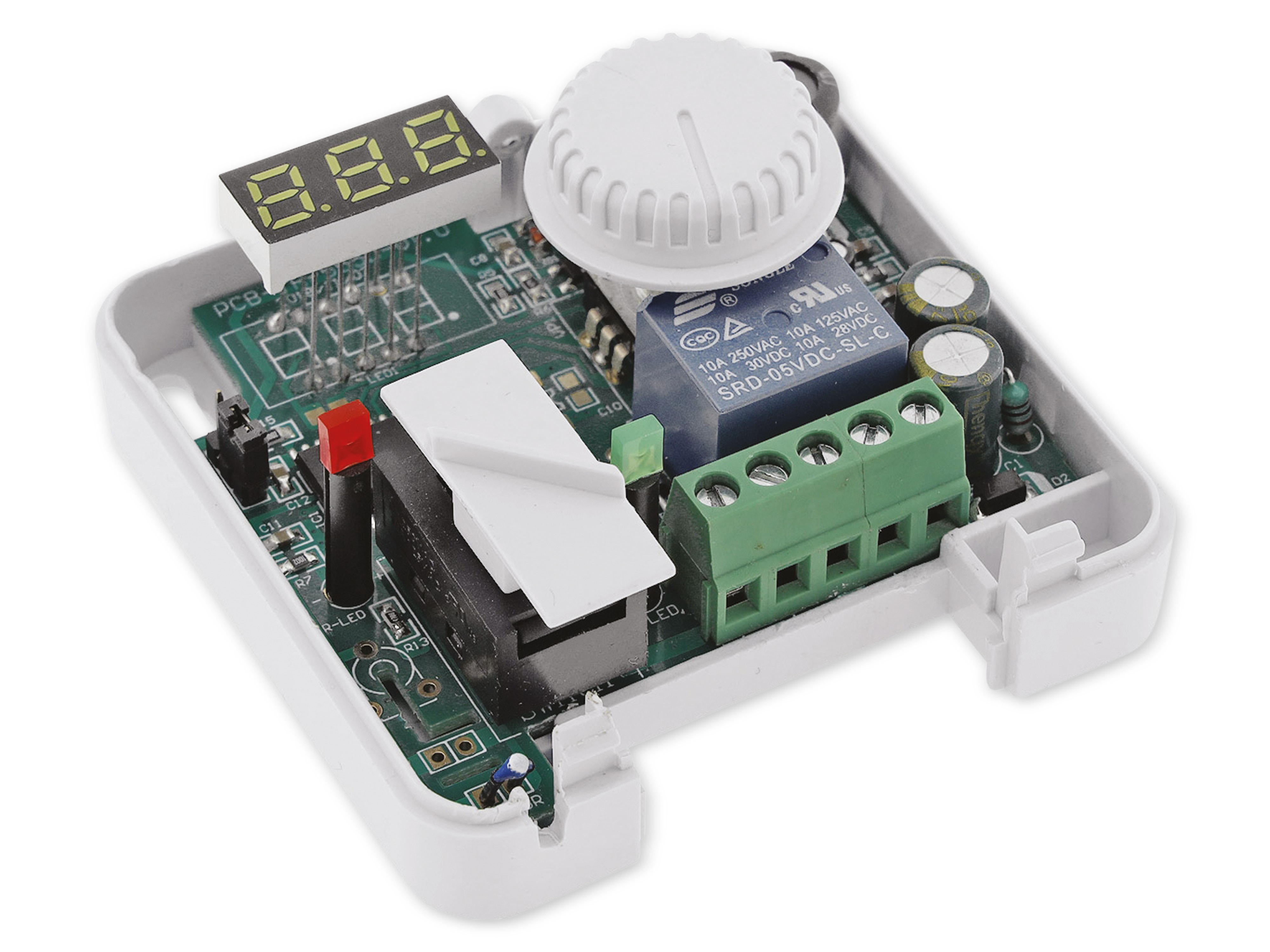 CHILITEC Raumtemperaturregler RT-55, 7 A, 5...30 °C, weiß