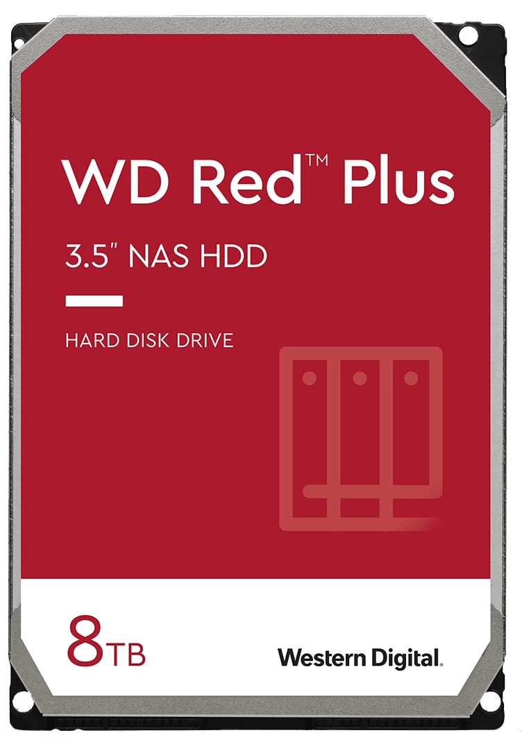 WESTERN DIGITAL HDD Red Plus WD80EFPX 8TB WD HDD Red Plus WD80EFPX 8TB