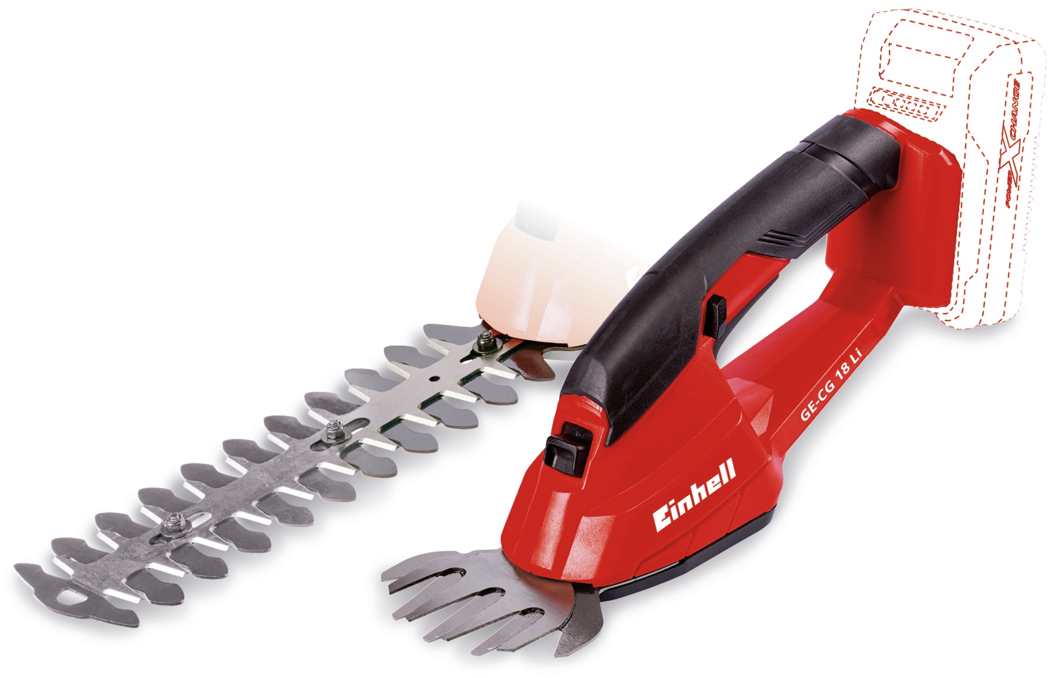 EINHELL Akku-Strauchschere GE-CG 18 Li + Starterset