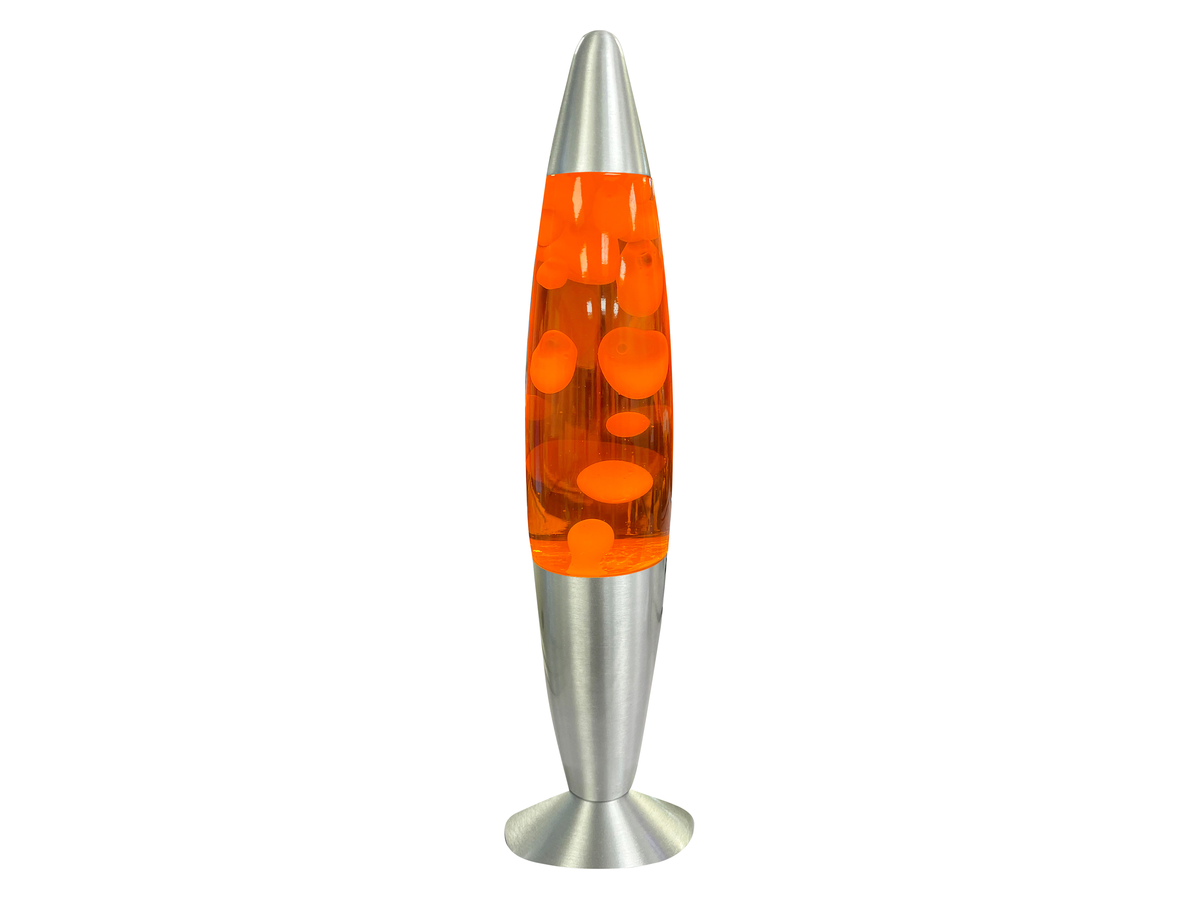 BLULAXA LED-Lava-Tischleuchte, 49985, 25W, 40 cm, weiß/orange