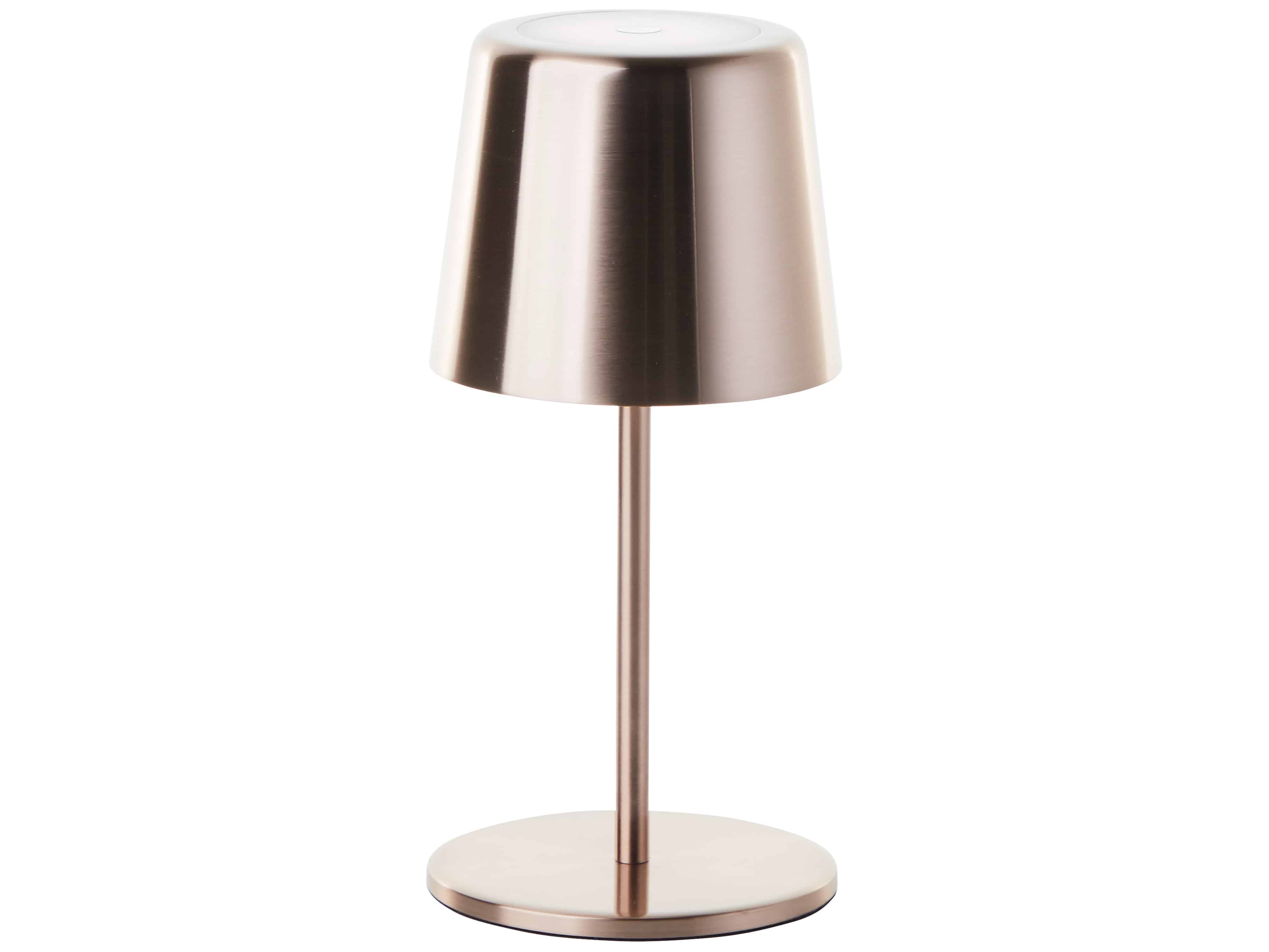 BRILLIANT LED-Akku-Tischleuchte Xaana, 4W, 300lm, CCT, Kupfer-hell