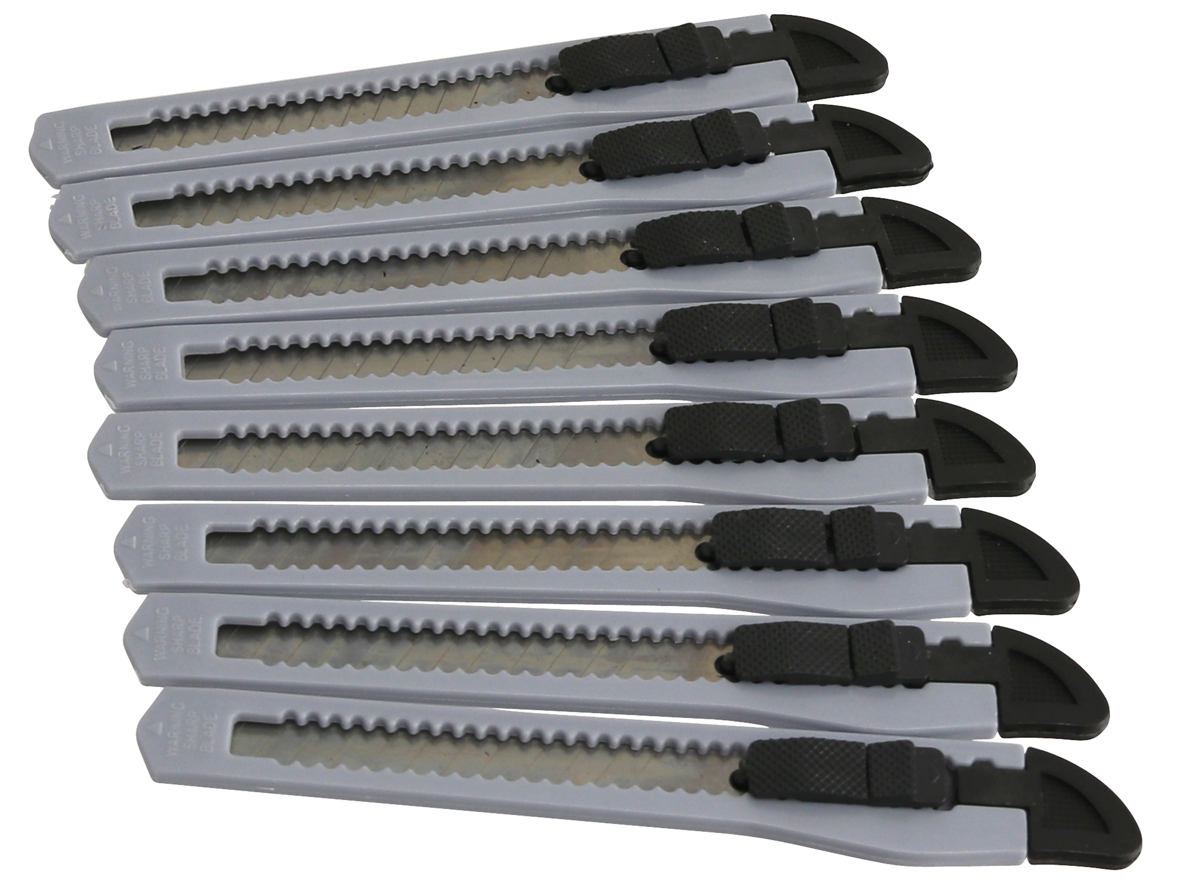 MASTERPROOF Universal-Messer mit Abbrechklingen, 9 mm, 8 Stück