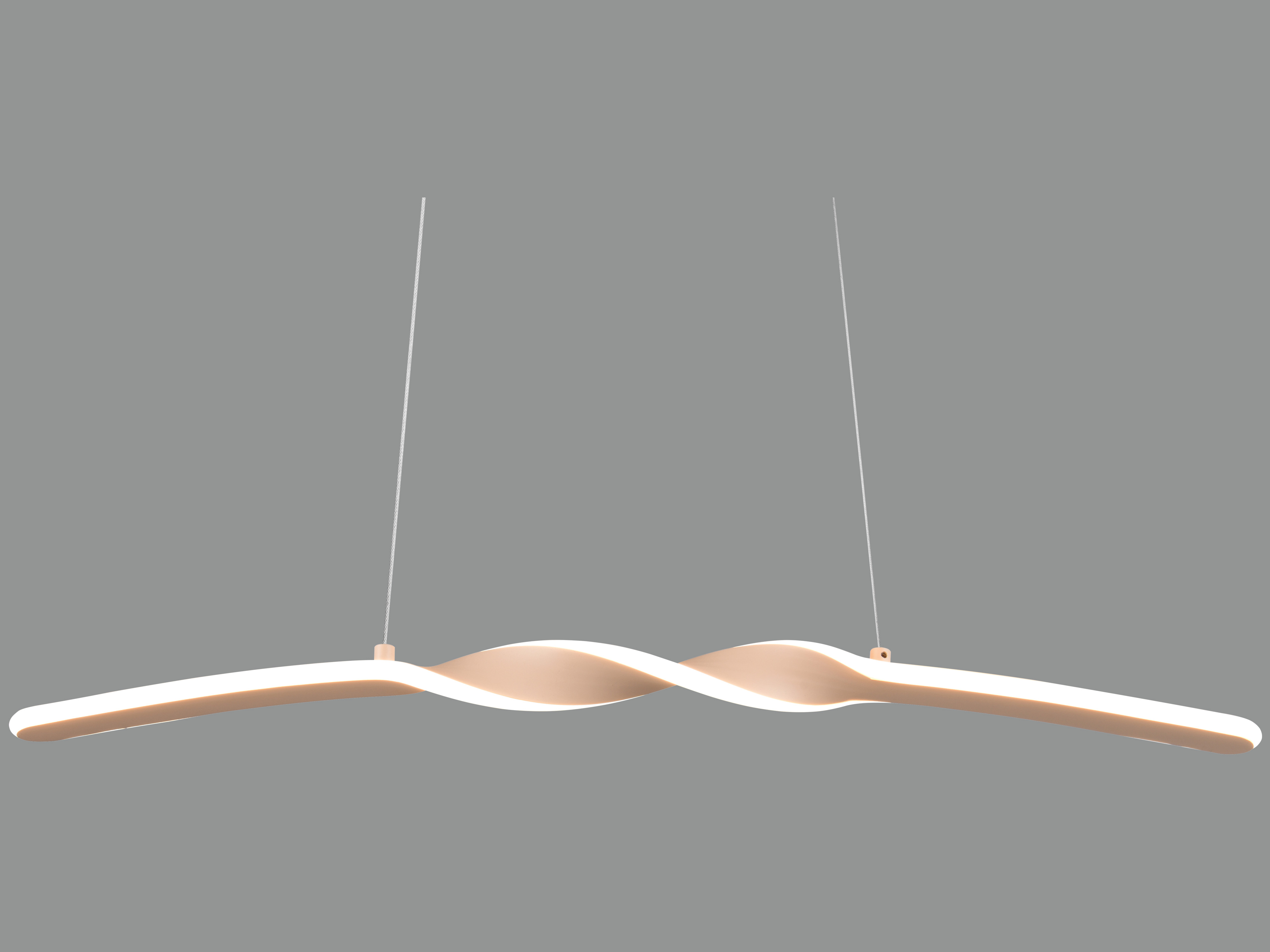 REALITY LED-Pendelleuchte Ginko R35791166, 18W, 1980lm, 3000K, warmweiß, IP20, sand