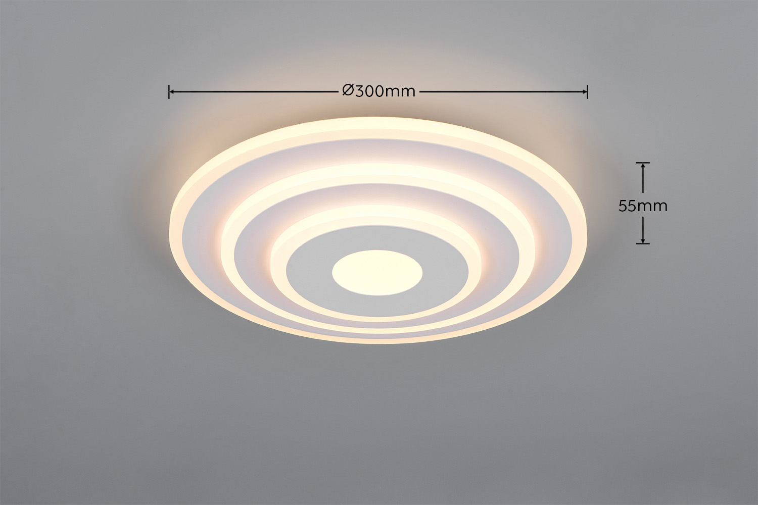 REALITY LED-Deckenleuchte GOYA, R63521131, 35W, 4050lm, weiß
