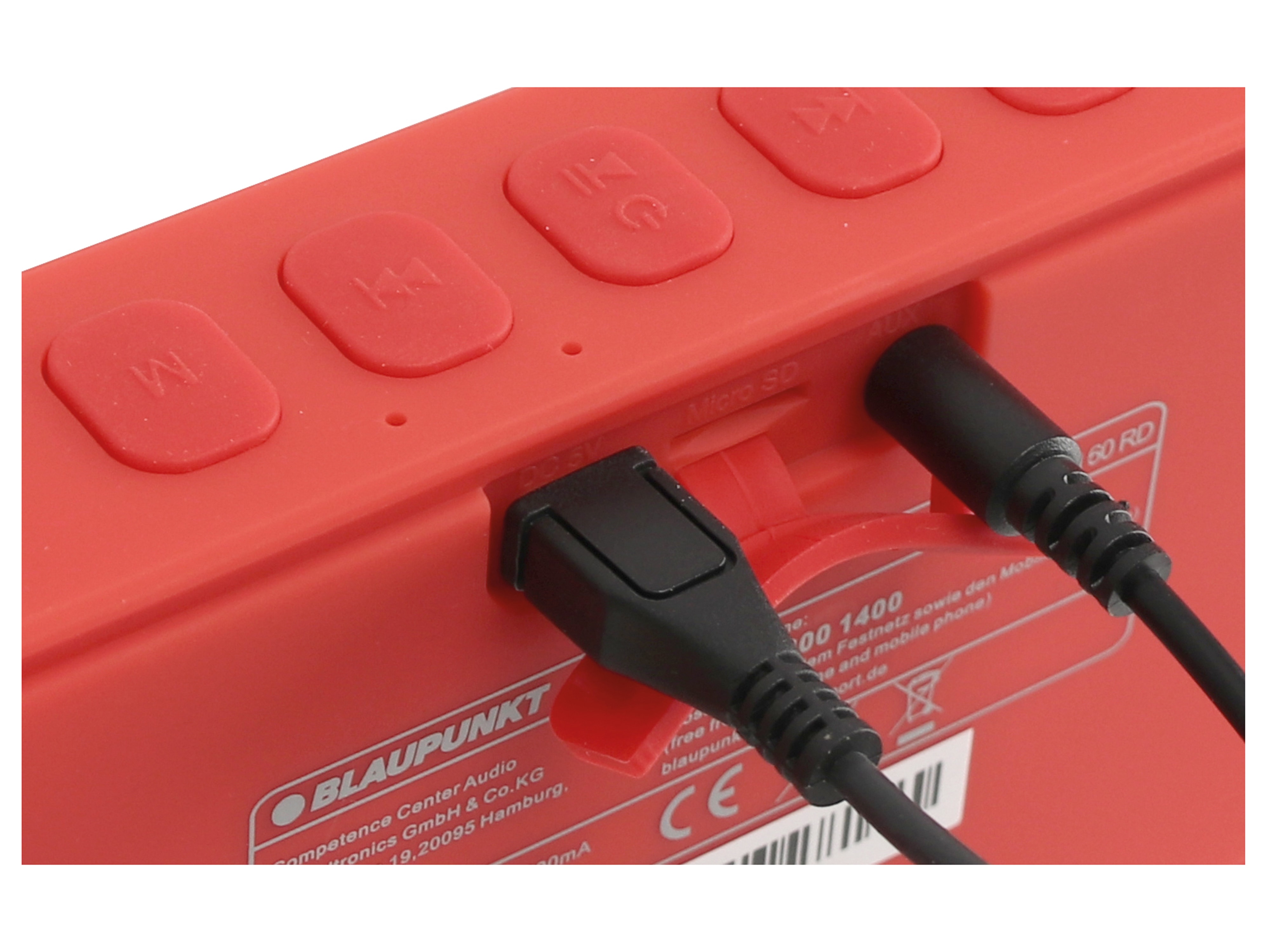 BLAUPUNKT Bluetooth-Lautsprecher BTR 60 RD, rot BLAUPUNKT Bluetooth-Lautsprecher BTR 60 RD, rot