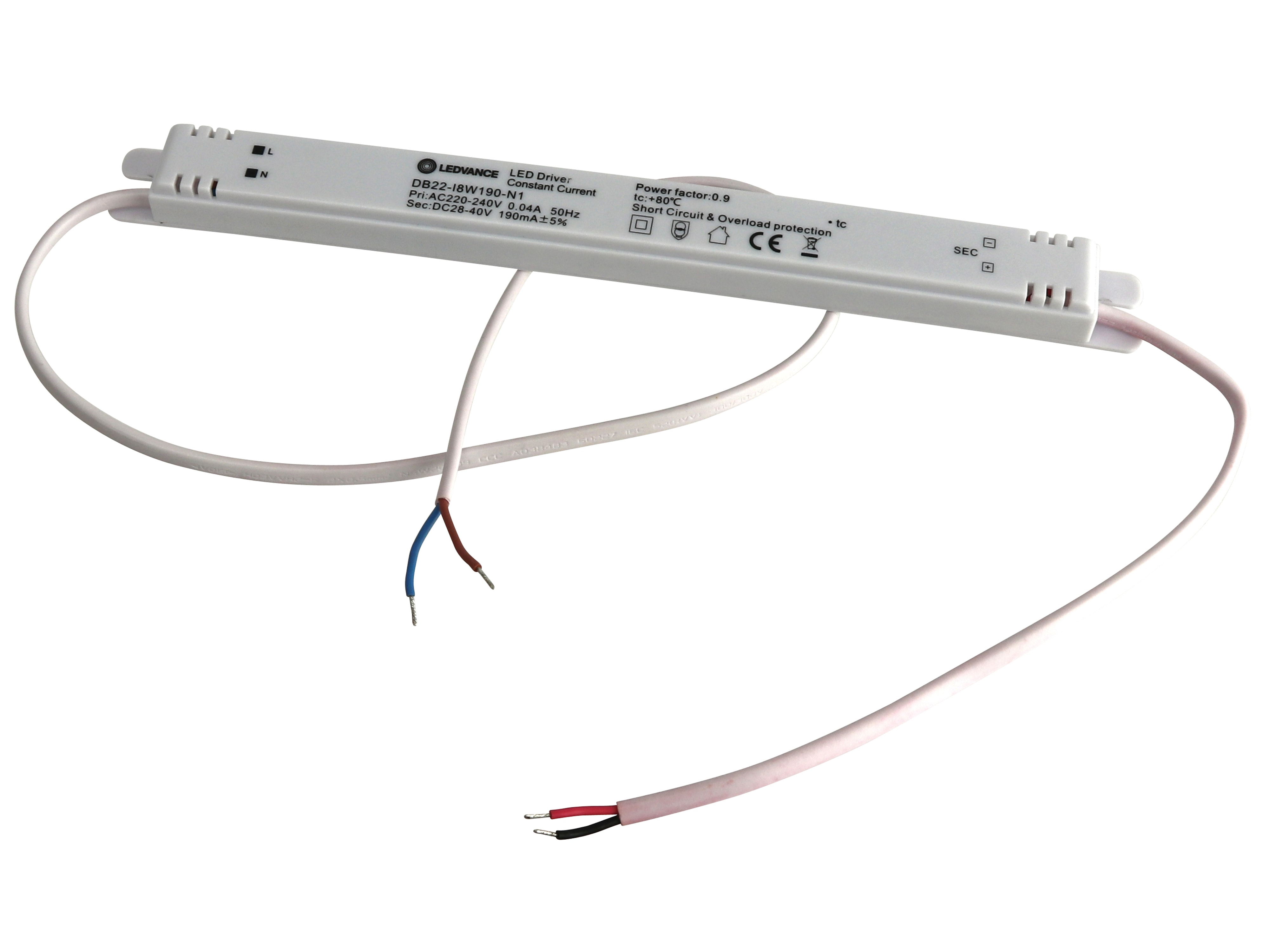 LEDVANCE LED-Schaltnetzteil DB22-18W190-N1, 7,6 W LEDVANCE LED-Schaltnetzteil DB22-18W190-N1, 7,6 W