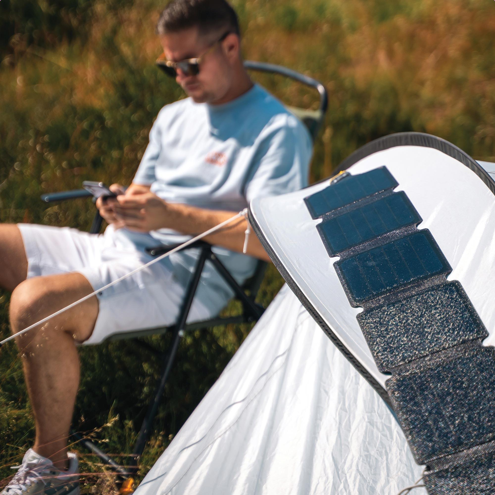 AQIILA Solarpanel Sunbird P21, 21 W, USB-C, schwarz