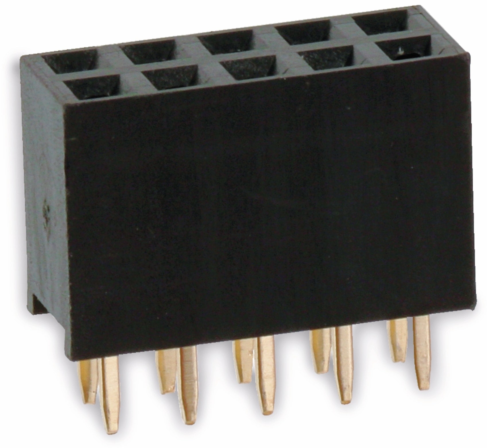 CONNFLY ELECTRONIC Buchsenleiste, vergoldet, 2x 5-polig CONNFLY ELECTRONIC Buchsenleiste, vergoldet, 2x 5-polig