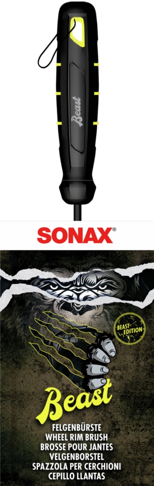SONAX Felgenbürste Beast Edition, 04917410 SONAX Felgenbürste Beast Edition, 04917410