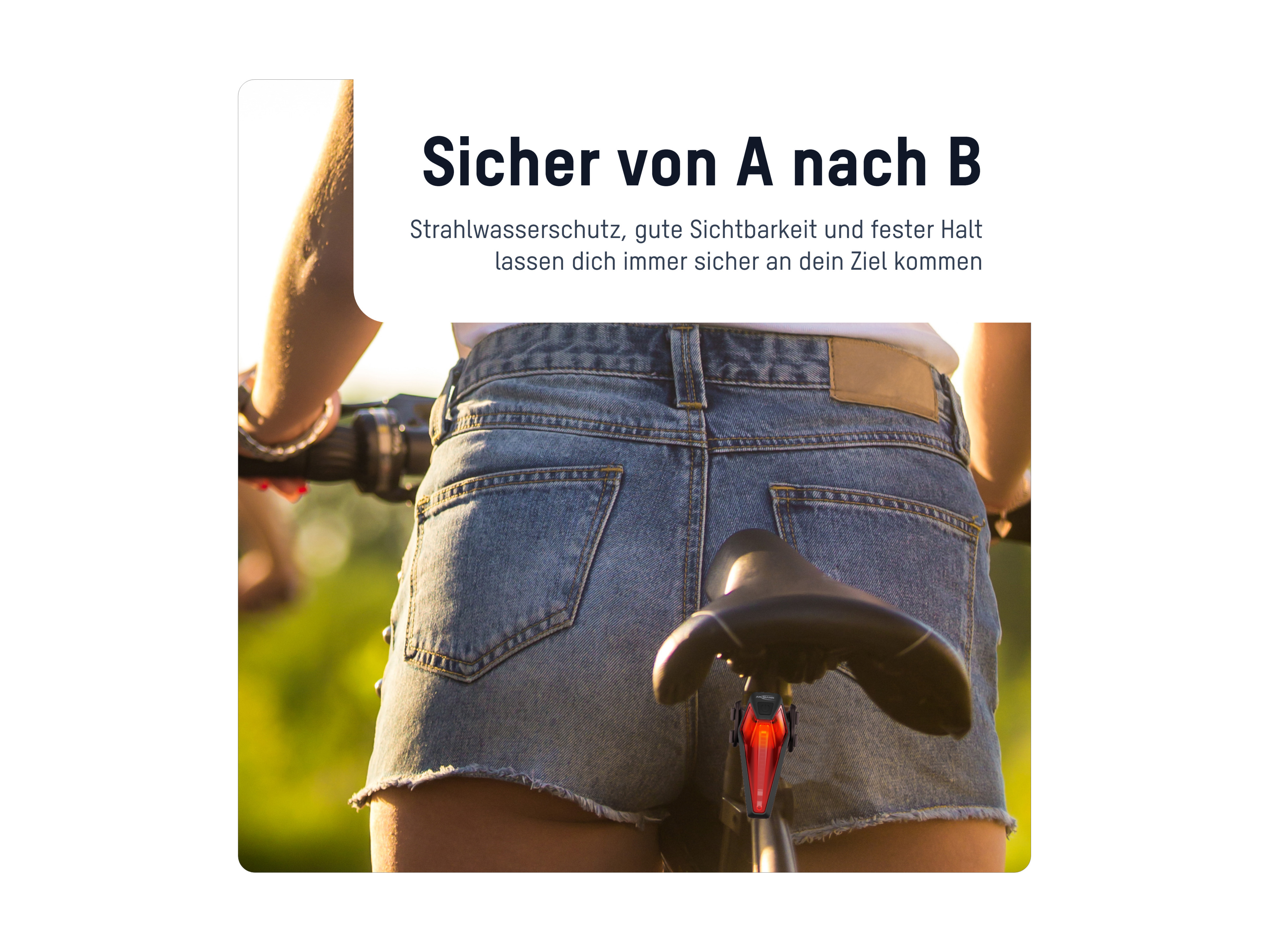 ANSMANN Akku-LED-Rückleuchte, 1600-0553