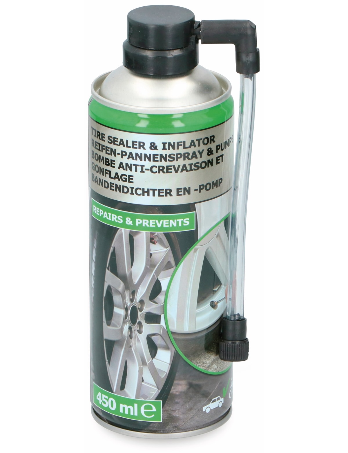 Pannenspray für PKW und Zweirad, 450 ml Pannenspray für PKW und Zweirad, 450 ml