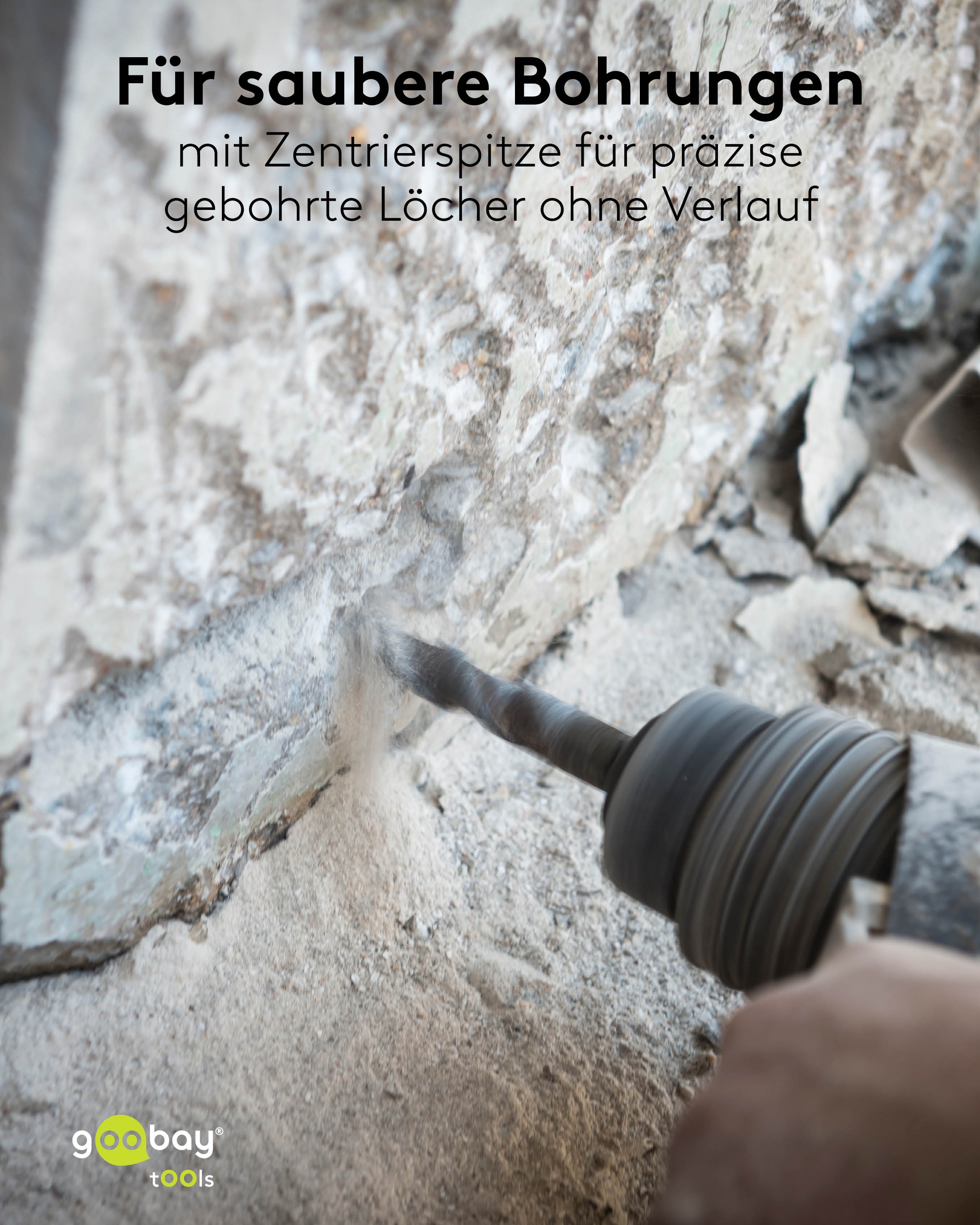 GOOBAY TOOLS Metall- & Steinbohrer-Set, 77848, 1,5-10 mm, 17-teilig