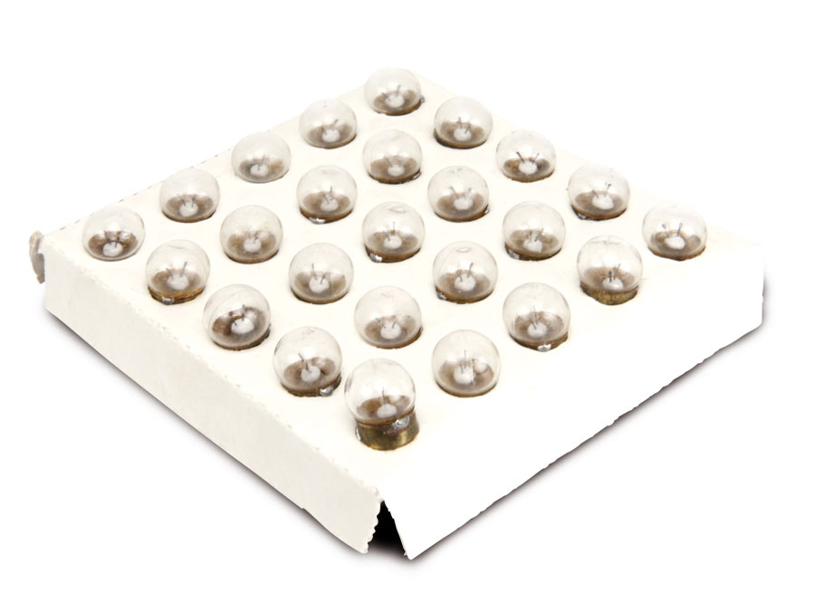 Glühlampe, E10, 3 V/0,11 A, 25 Stück
