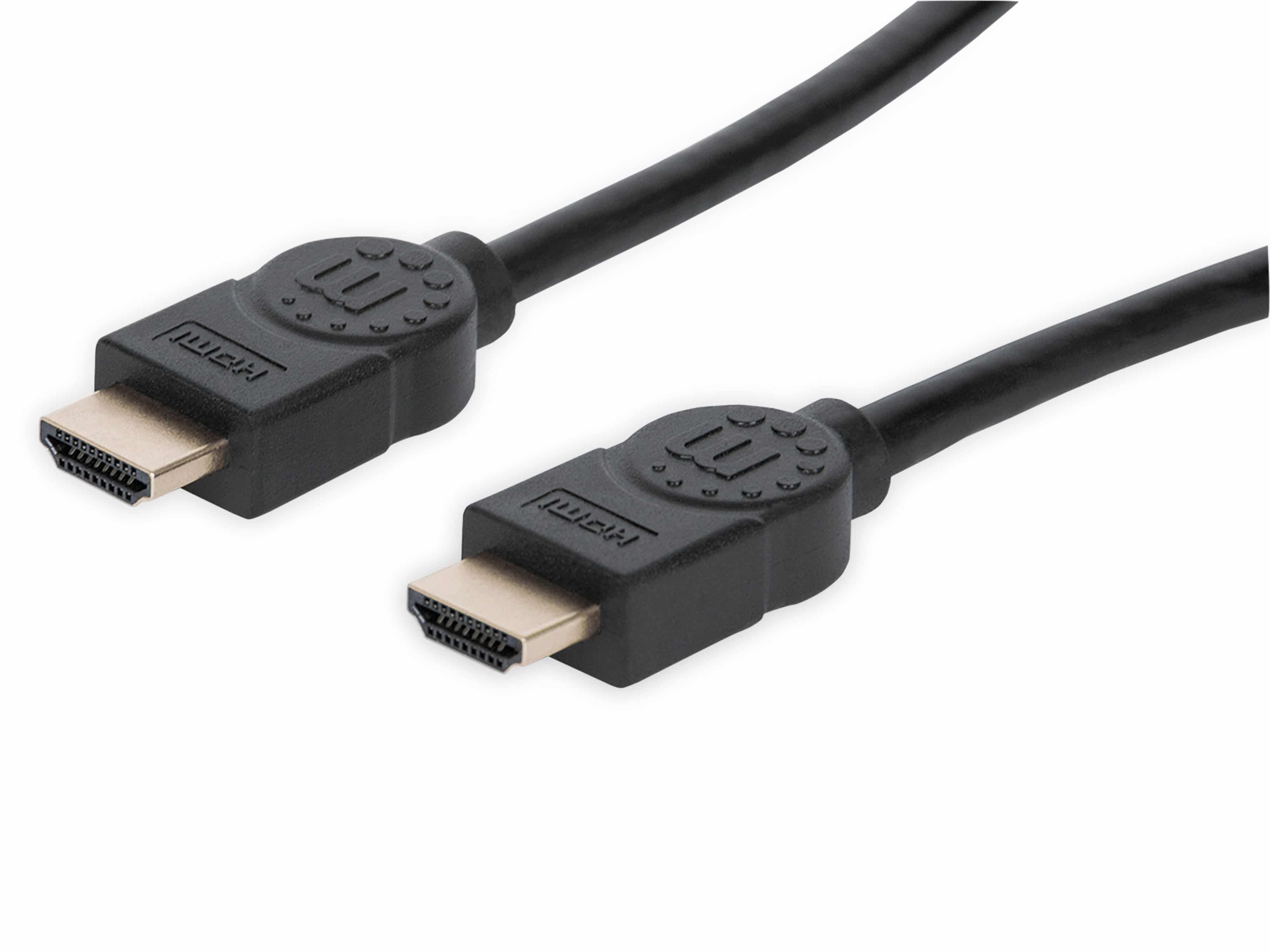 MANHATTAN Premium HDMI-Kabel, 3 m, schwarz
