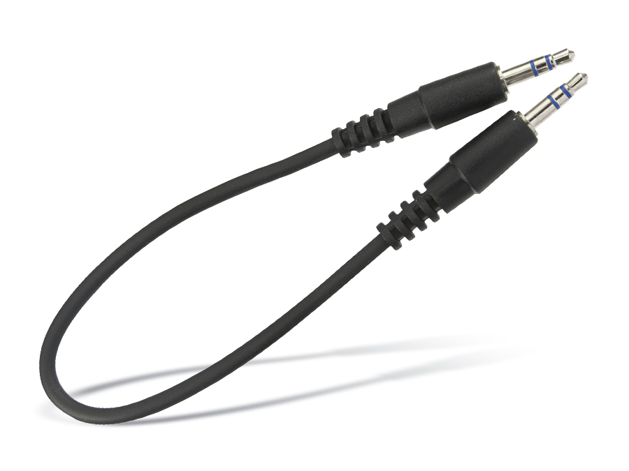 LOGILINK Klinkenkabel CA1048, 0,20 m, 2x Stecker 3,5 mm, stereo, schwarz LOGILINK Klinkenkabel CA1048, 0,20 m, 2x Stecker 3,5 mm, stereo, schwarz