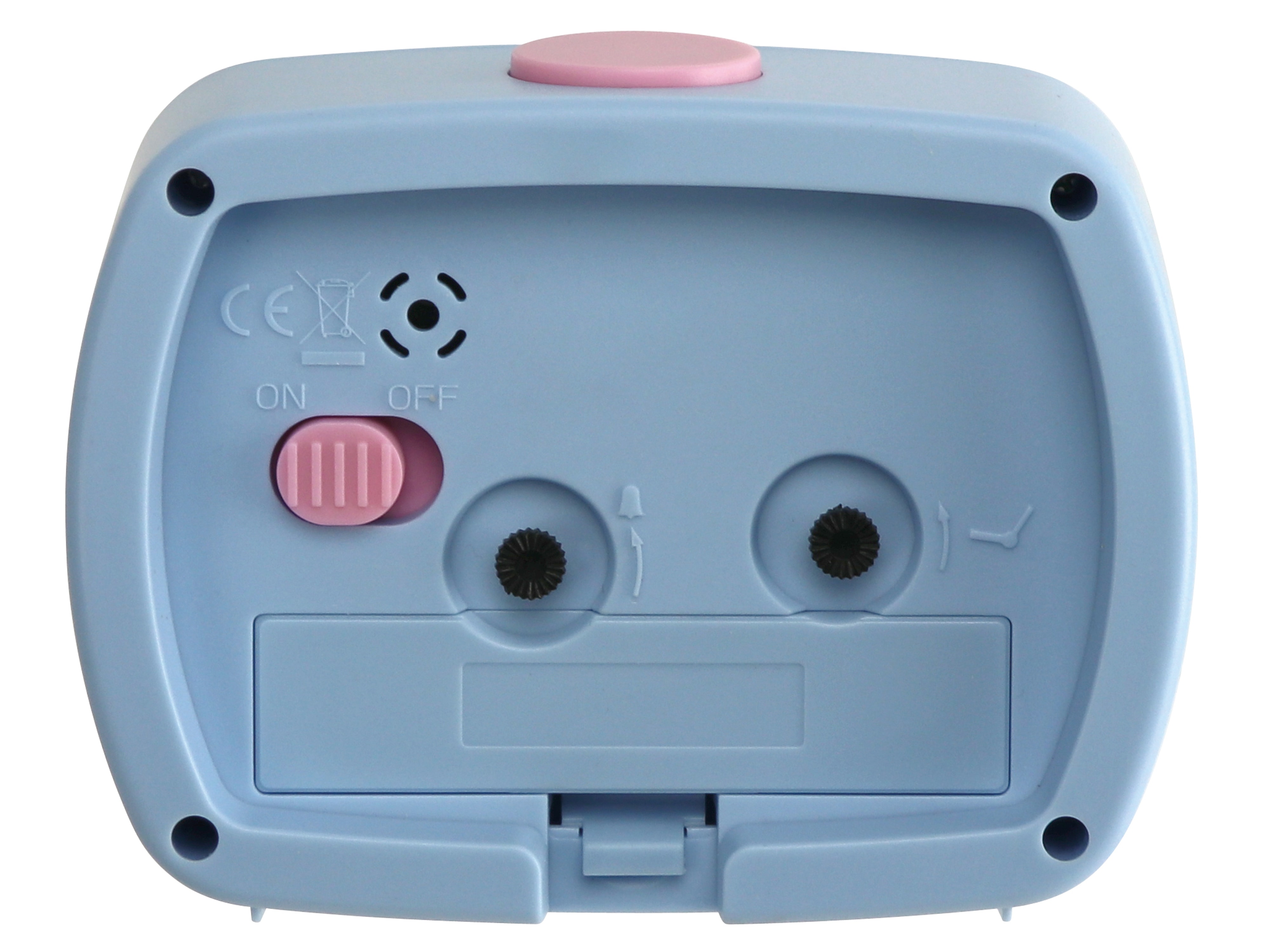 Quarzwecker, 823-02-2020-03, blau/rosa, B-Ware