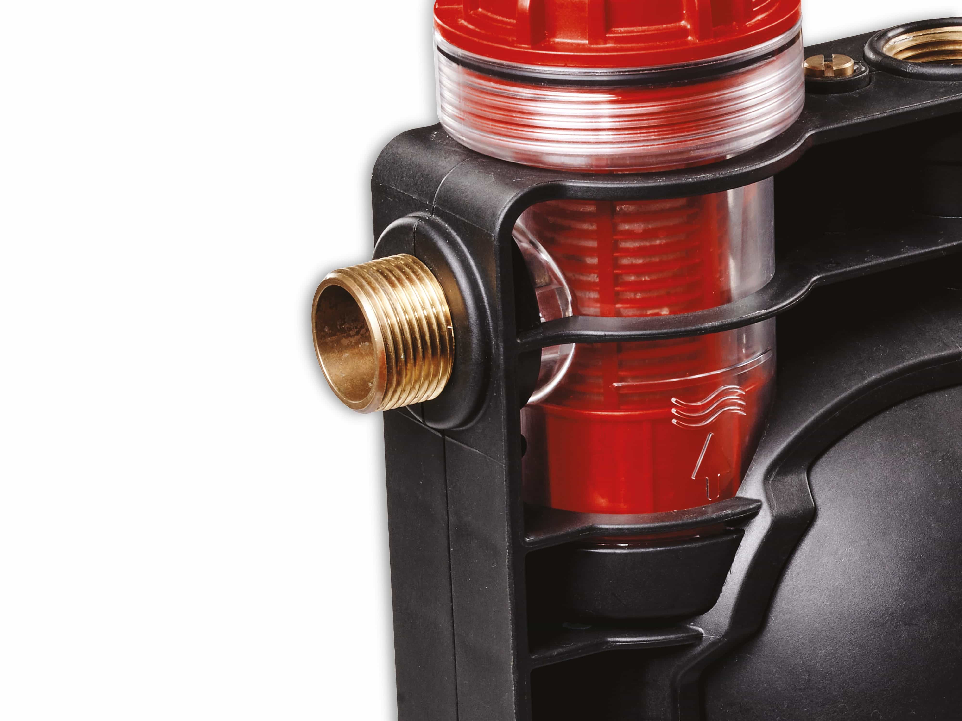 EINHELL Akku-Gartenpumpe Aquinna 36/38 F LED Automatic + 2x Starterset