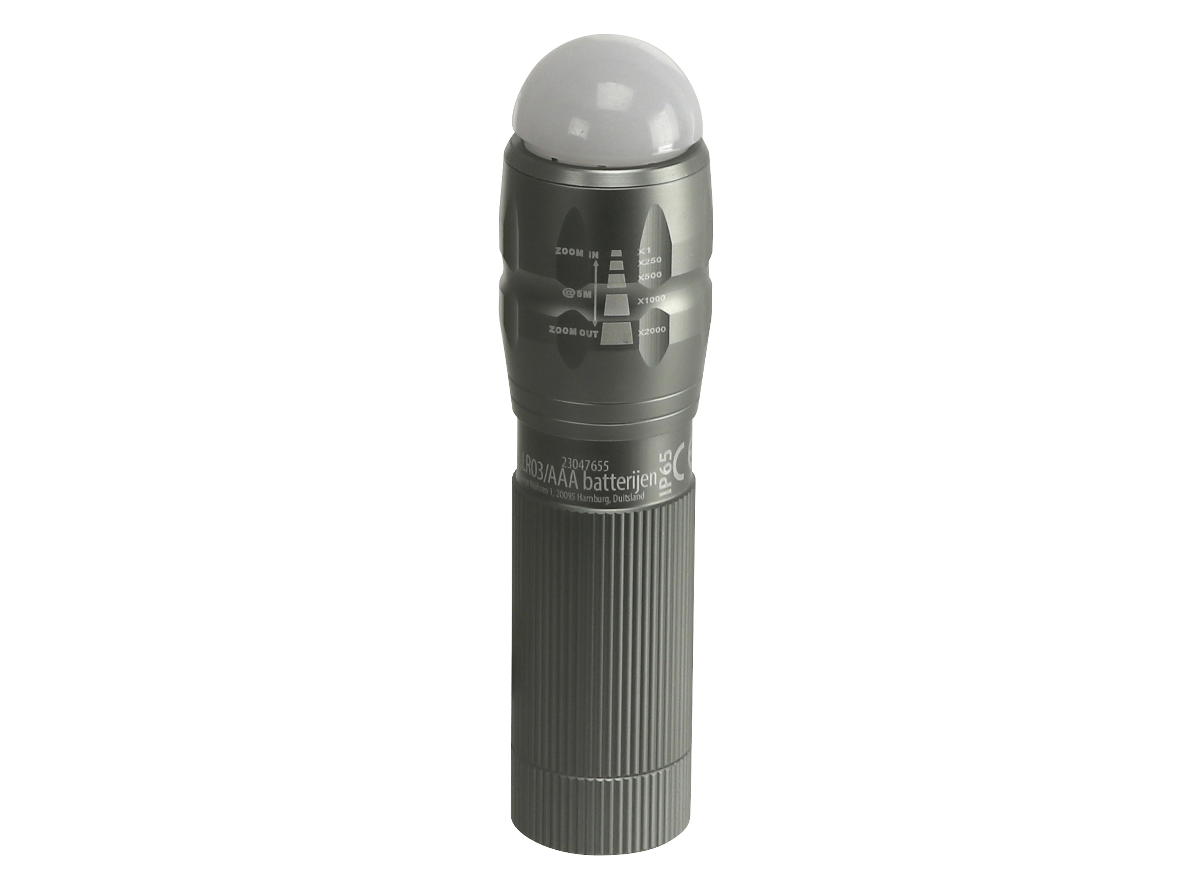 LED-Taschenlampe, WTE-490M-1, Alu, 400 lm, grau LED-Taschenlampe, WTE-490M-1, Alu, 400 lm, grau