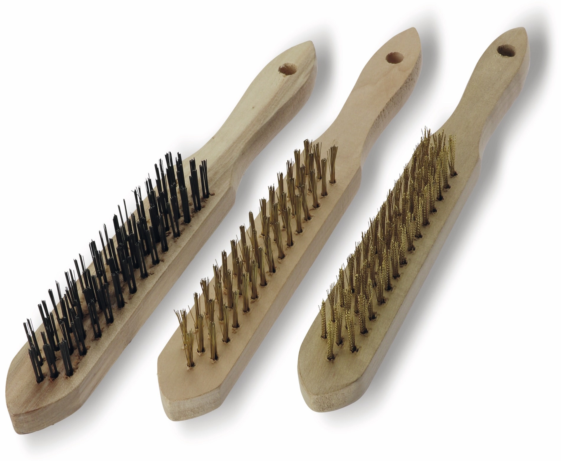 Drahtbürsten-Set KINZO, 3 Stück